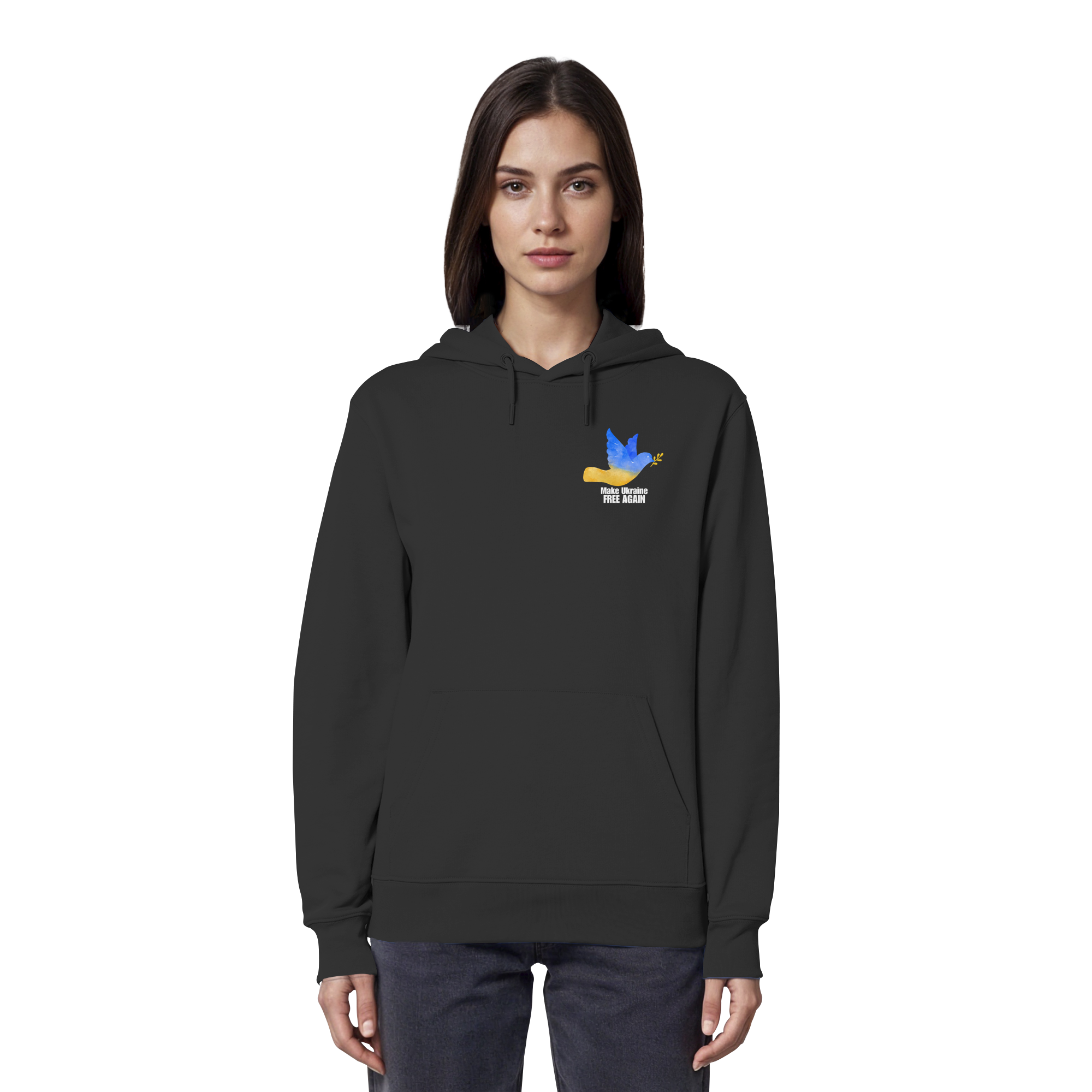 Make Ukraine Free Again "Dove Edition" - Organic Hoodie