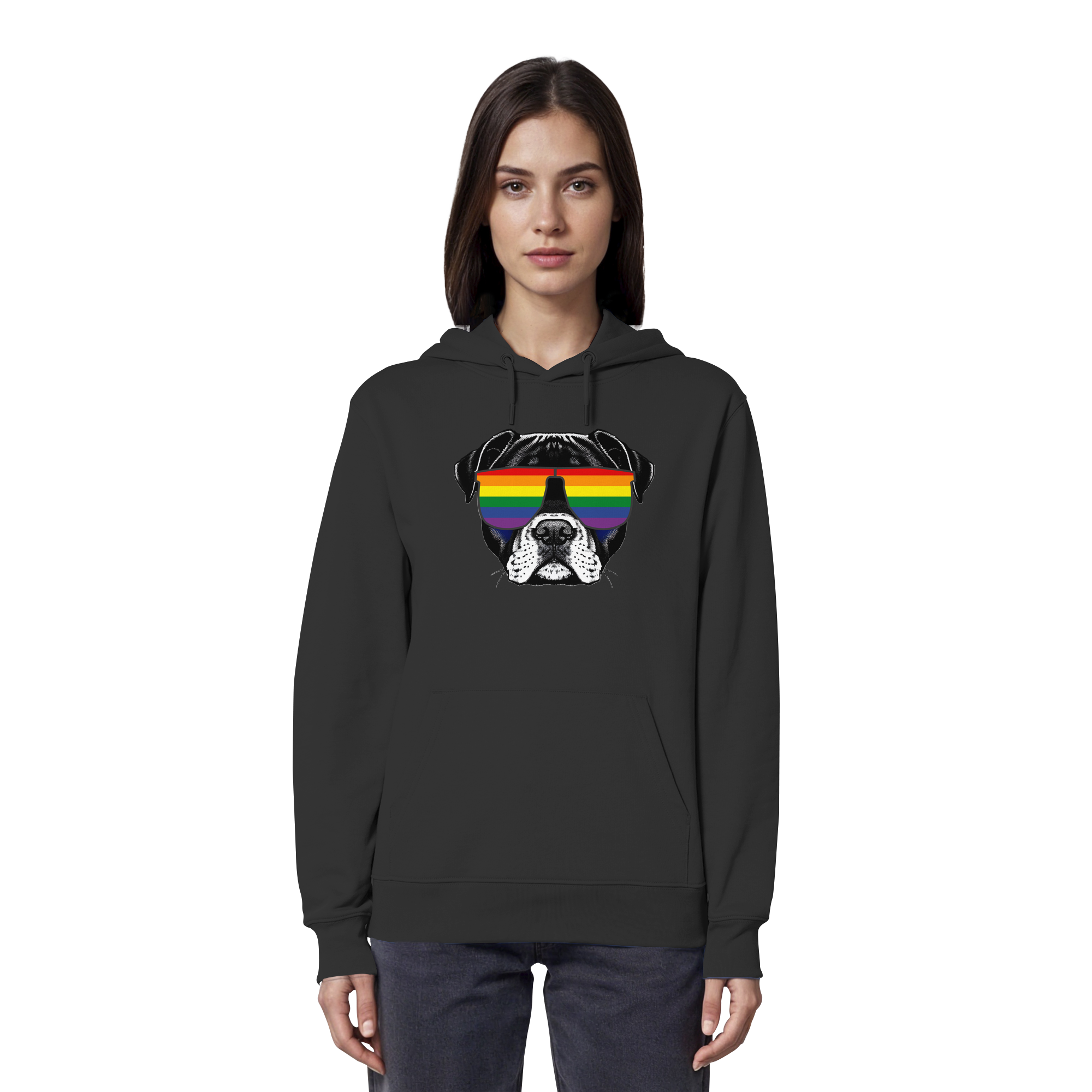 Regenbogen Doggo - Organic Hoodie