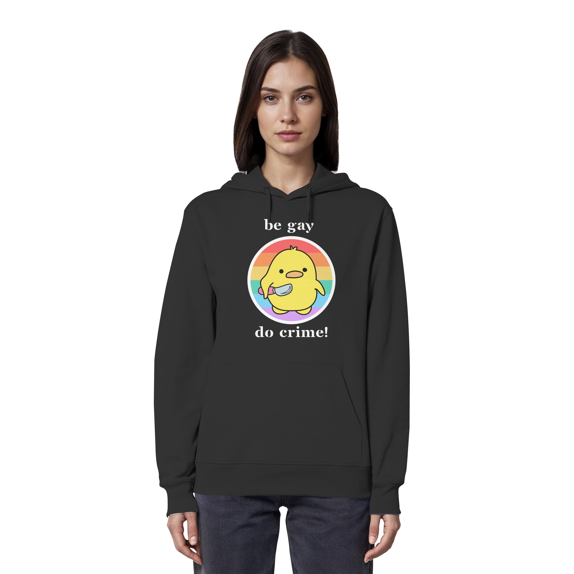 Be Gay Do Crime - Organic Hoodie