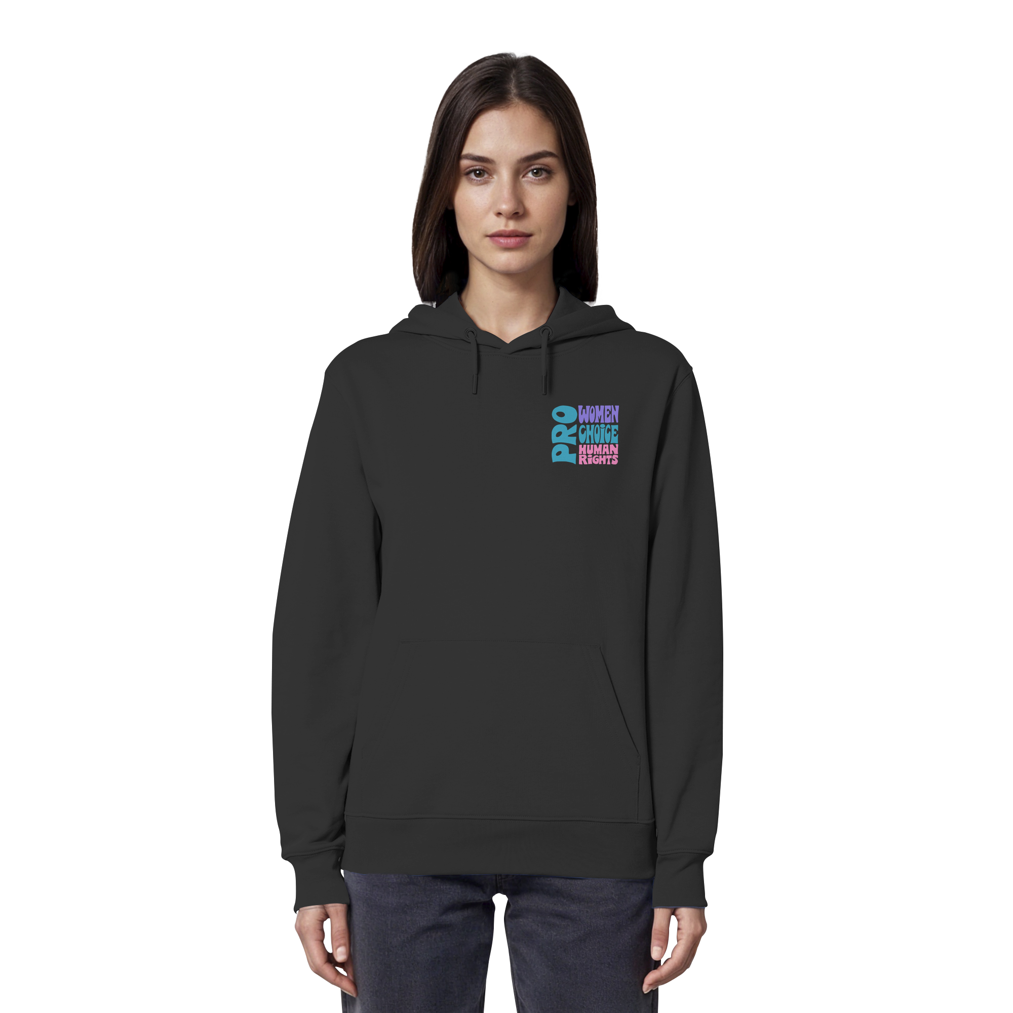 Pro Women Choice Human Rights "Soft Pop Edition" - Organic Hoodie