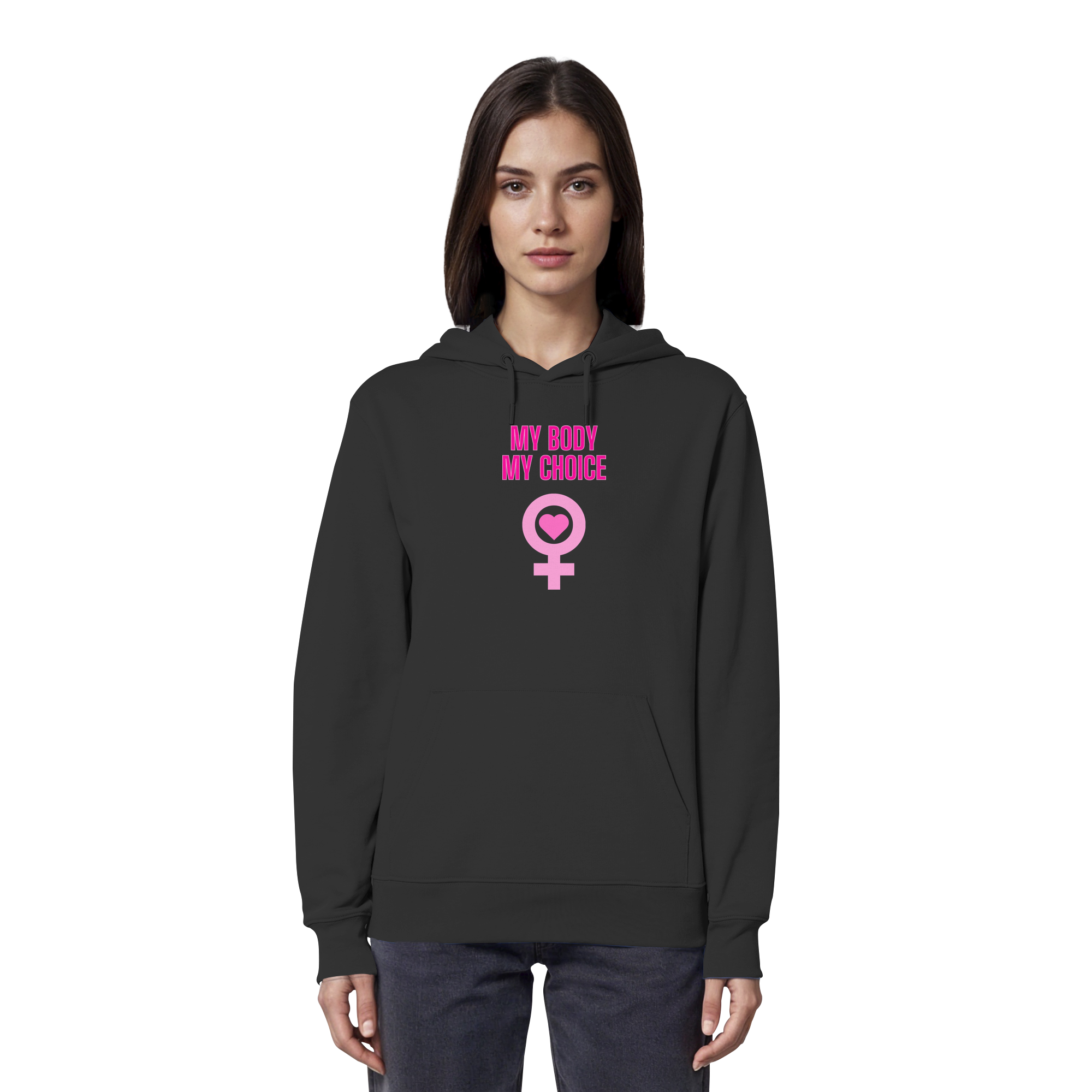 My Body My Choice "Pink Power Edition" - Organic Hoodie