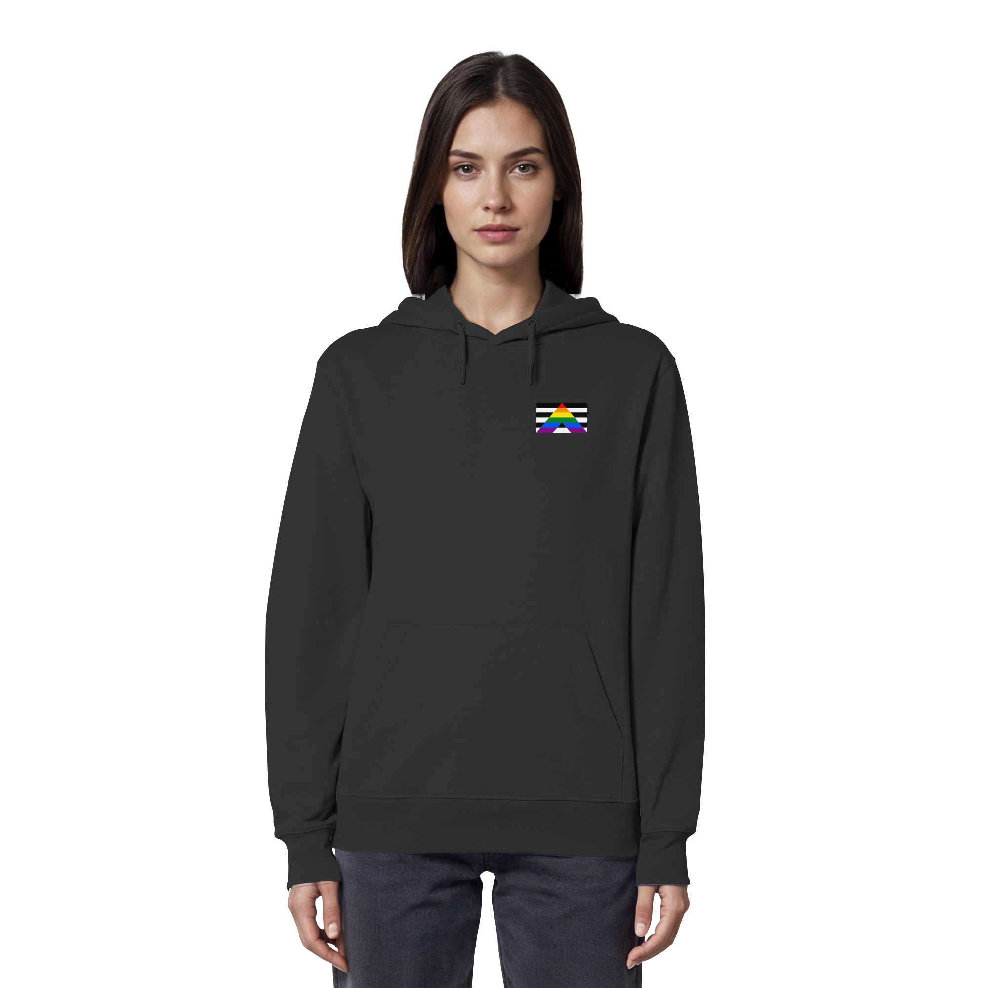 Straight Ally Pride Flag - Organic Hoodie