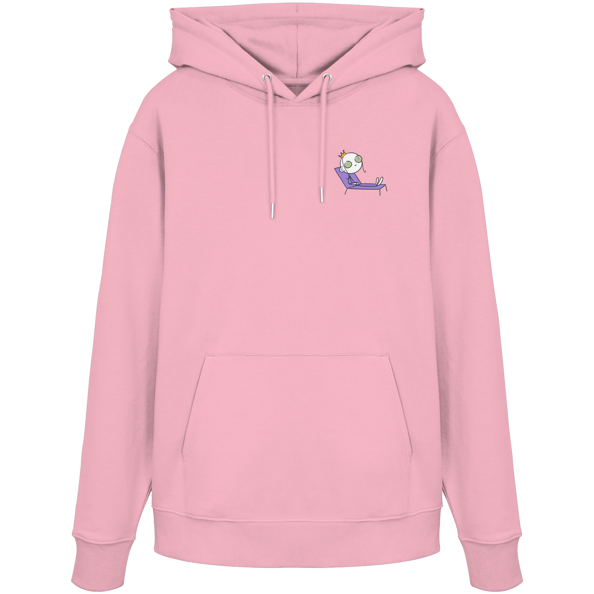Seelenmännchen "Chill Out Edition" Brustprint - Organic Hoodie