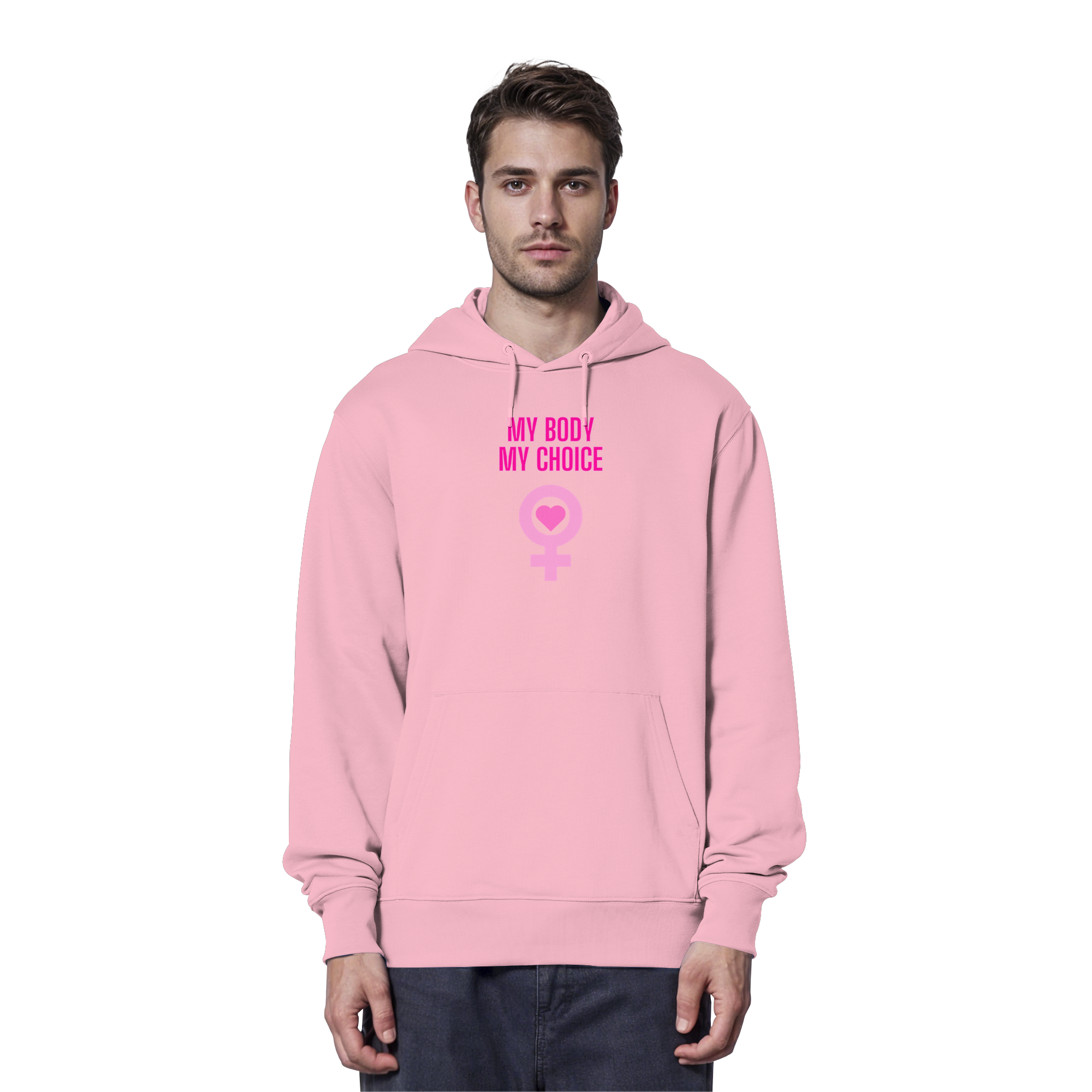 My Body My Choice "Pink Power Edition" - Organic Hoodie
