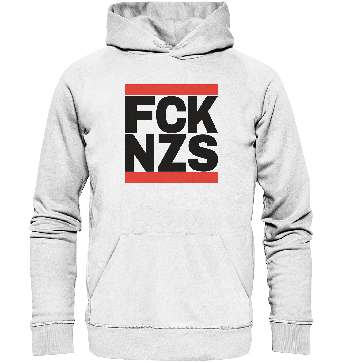 FCK NZS (schwarze Schrift) - Organic Hoodie