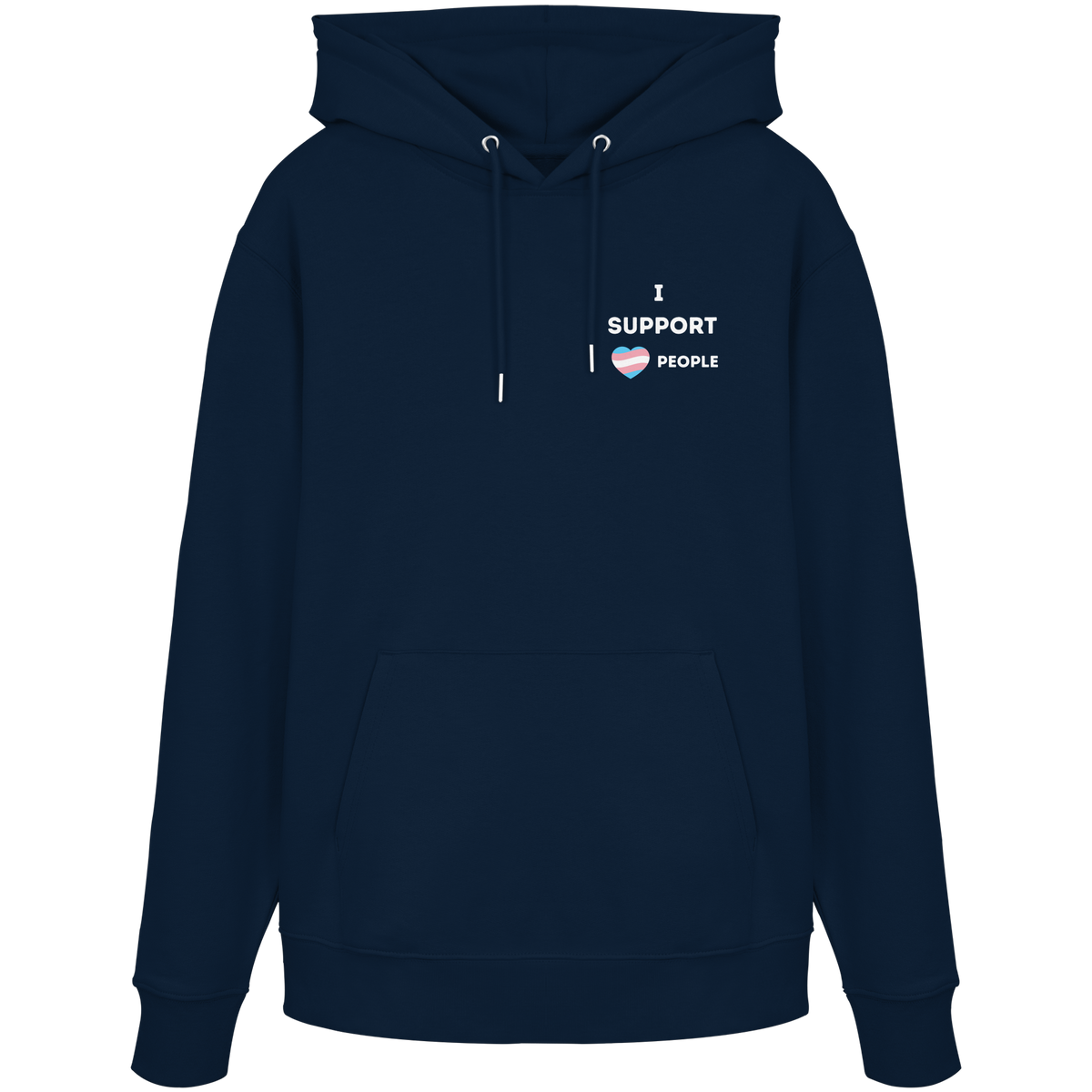 I support Trans People - Organic Hoodie