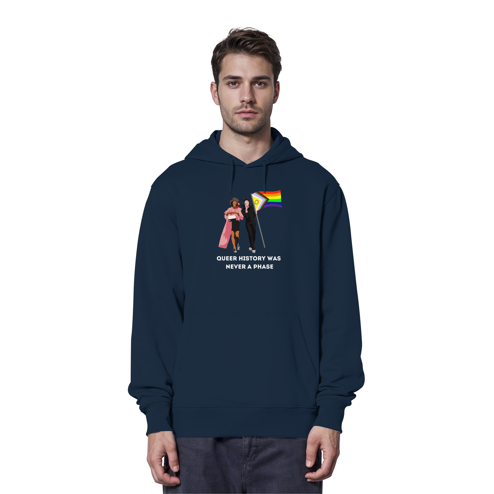 Queer History Was Never A Phase - Organic Hoodie