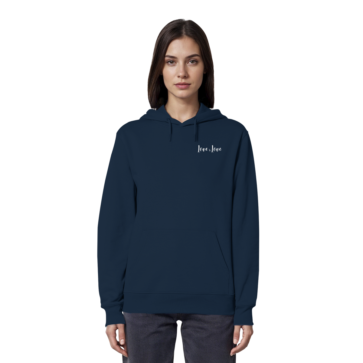 Love is Love "Calligraphy Edition" - Organic Hoodie