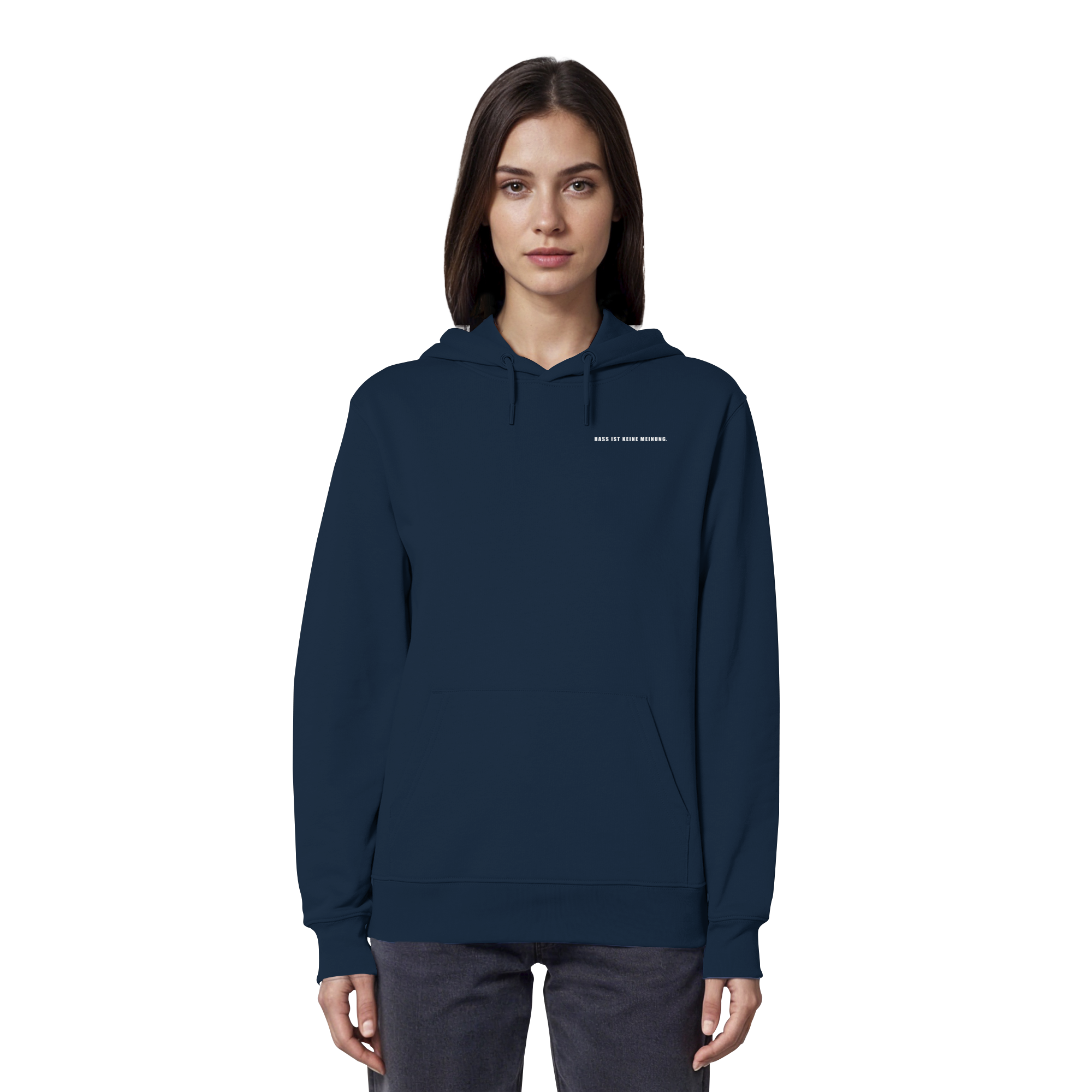 Hass ist keine Meinung - Organic Hoodie