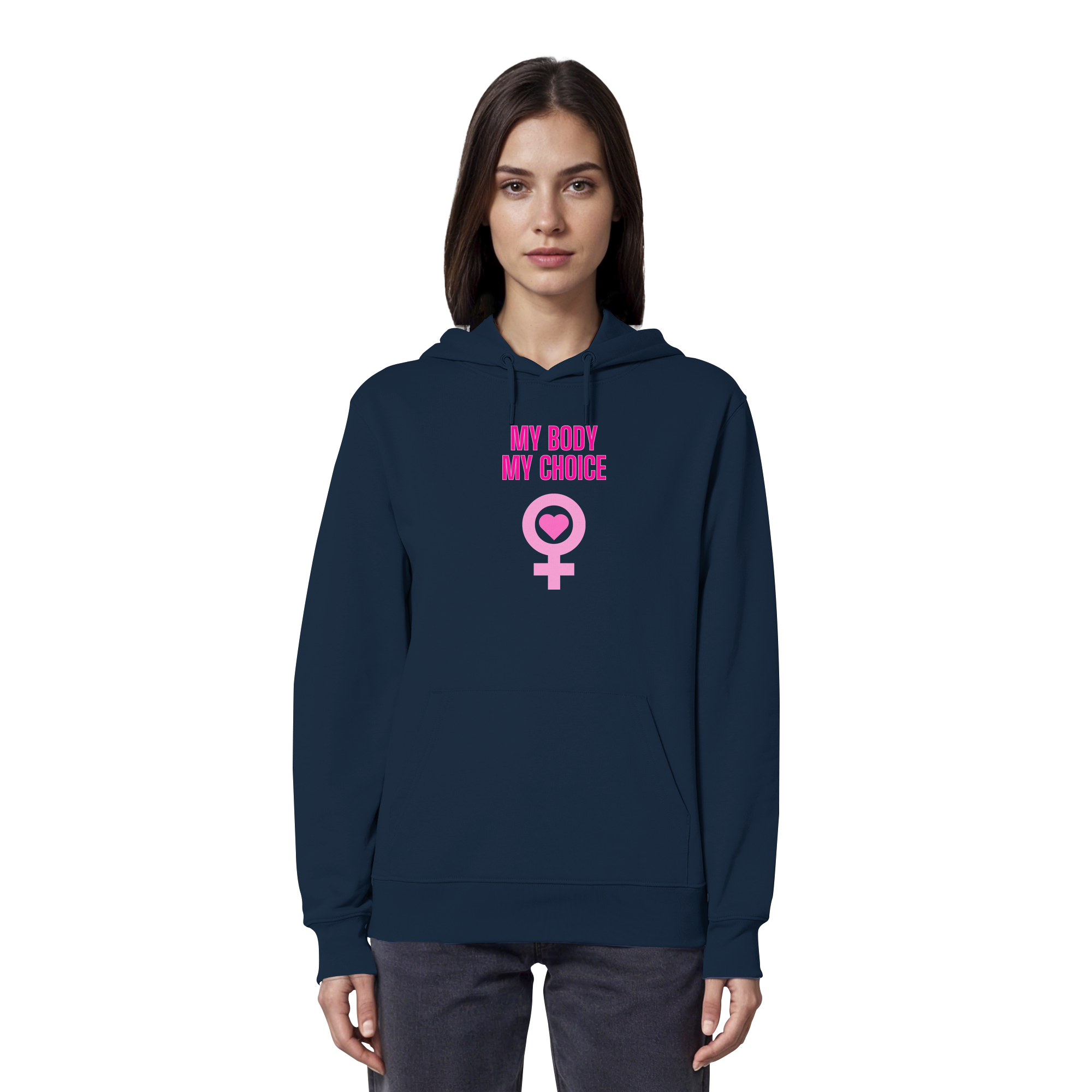 My Body My Choice "Pink Power Edition" - Organic Hoodie