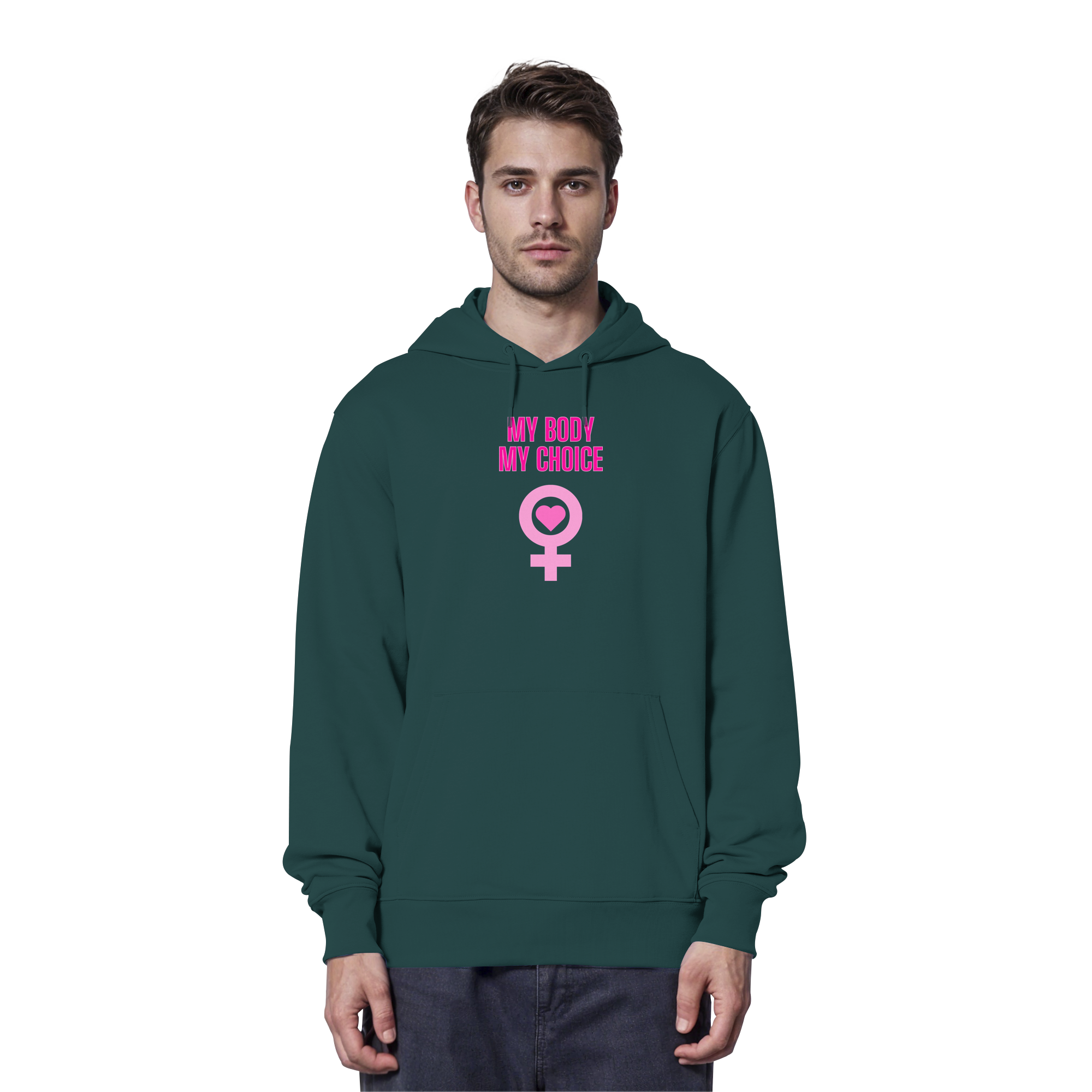 My Body My Choice "Pink Power Edition" - Organic Hoodie
