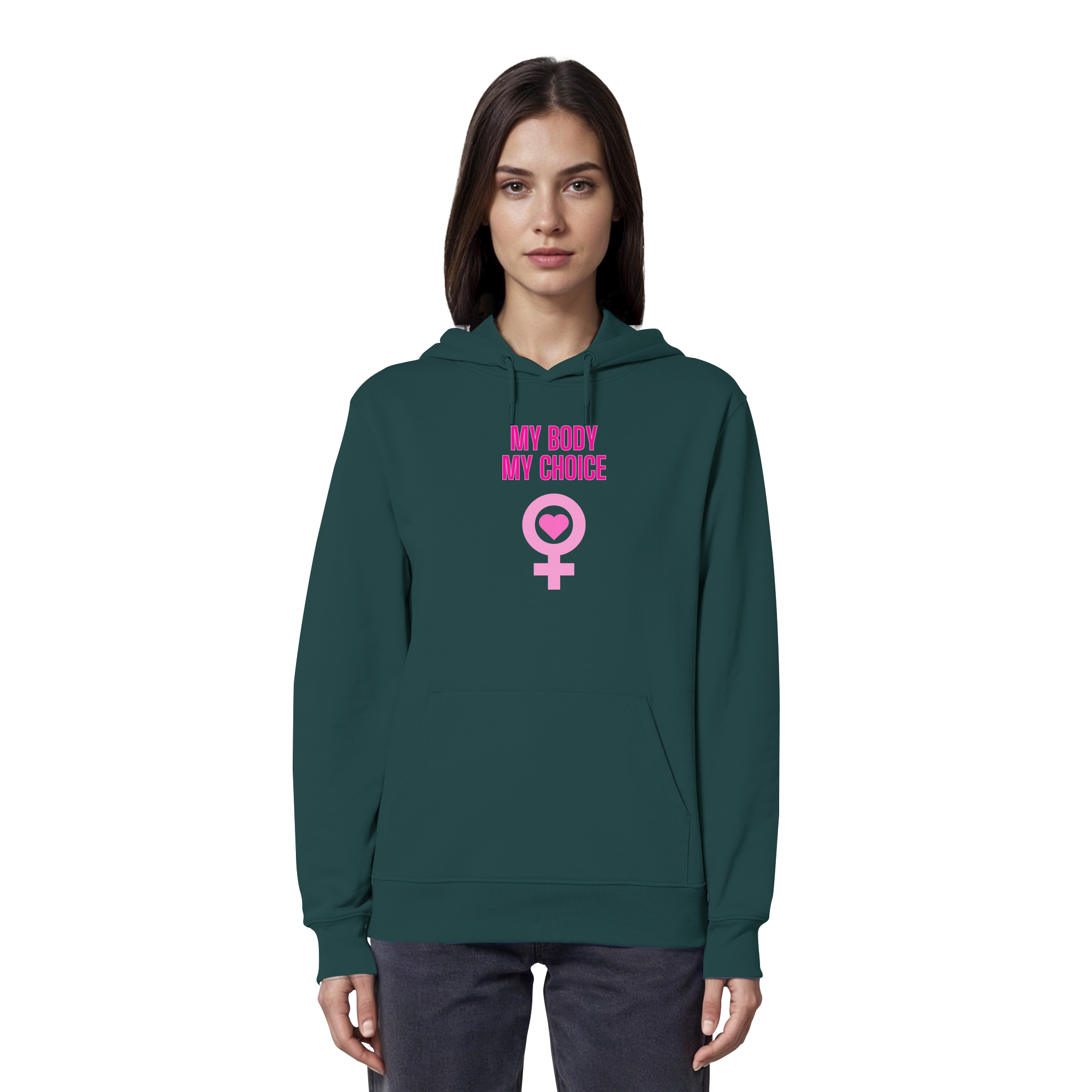 My Body My Choice "Pink Power Edition" - Organic Hoodie