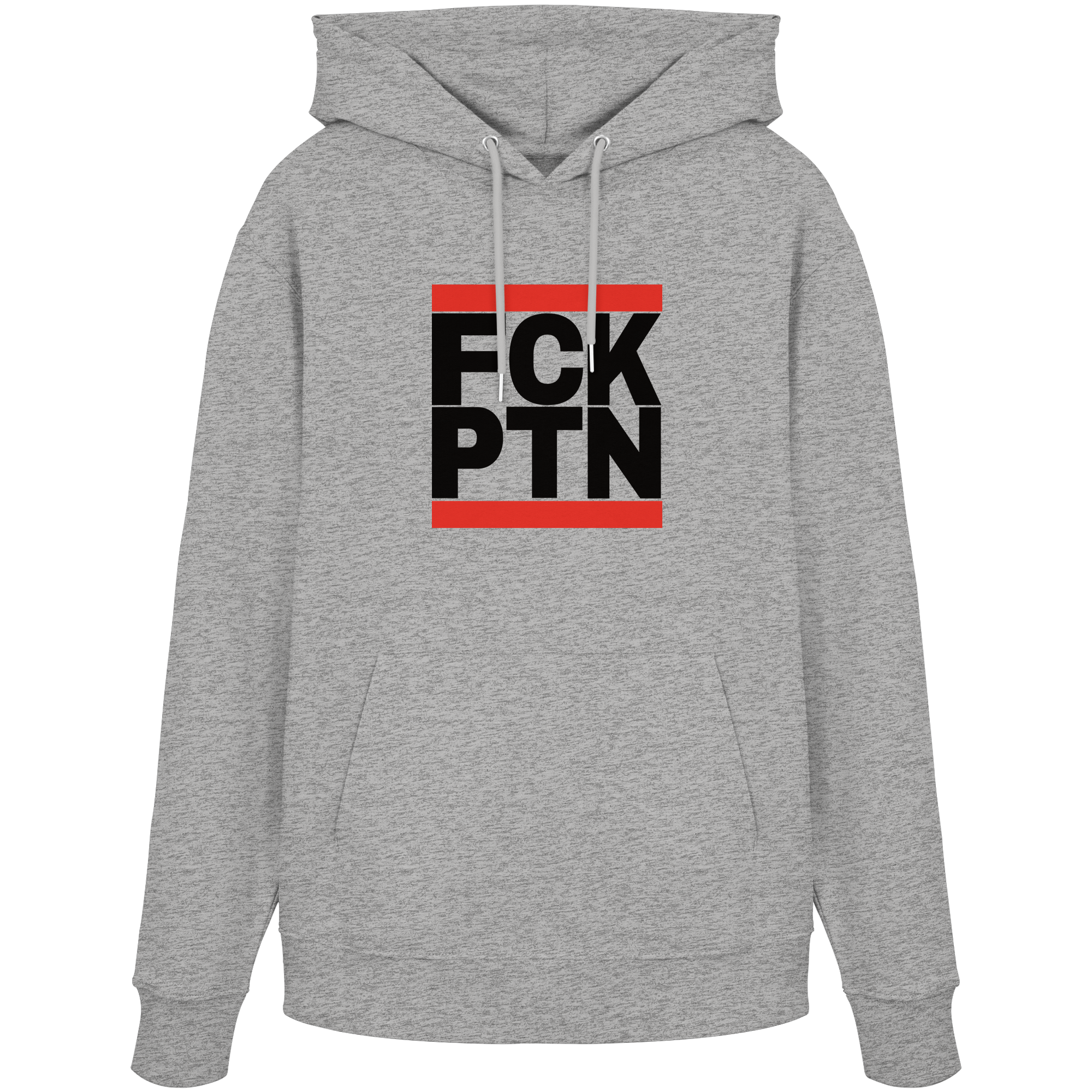 FCK PTN (schwarze Schrift) - Organic Hoodie