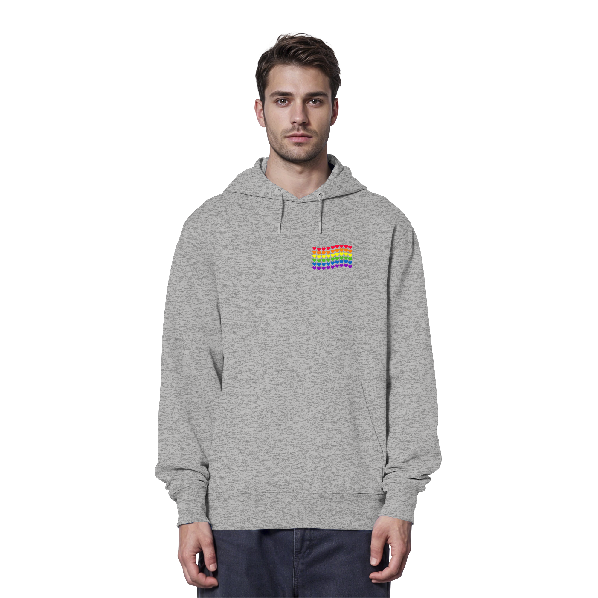 Herzenflagge - Organic Hoodie