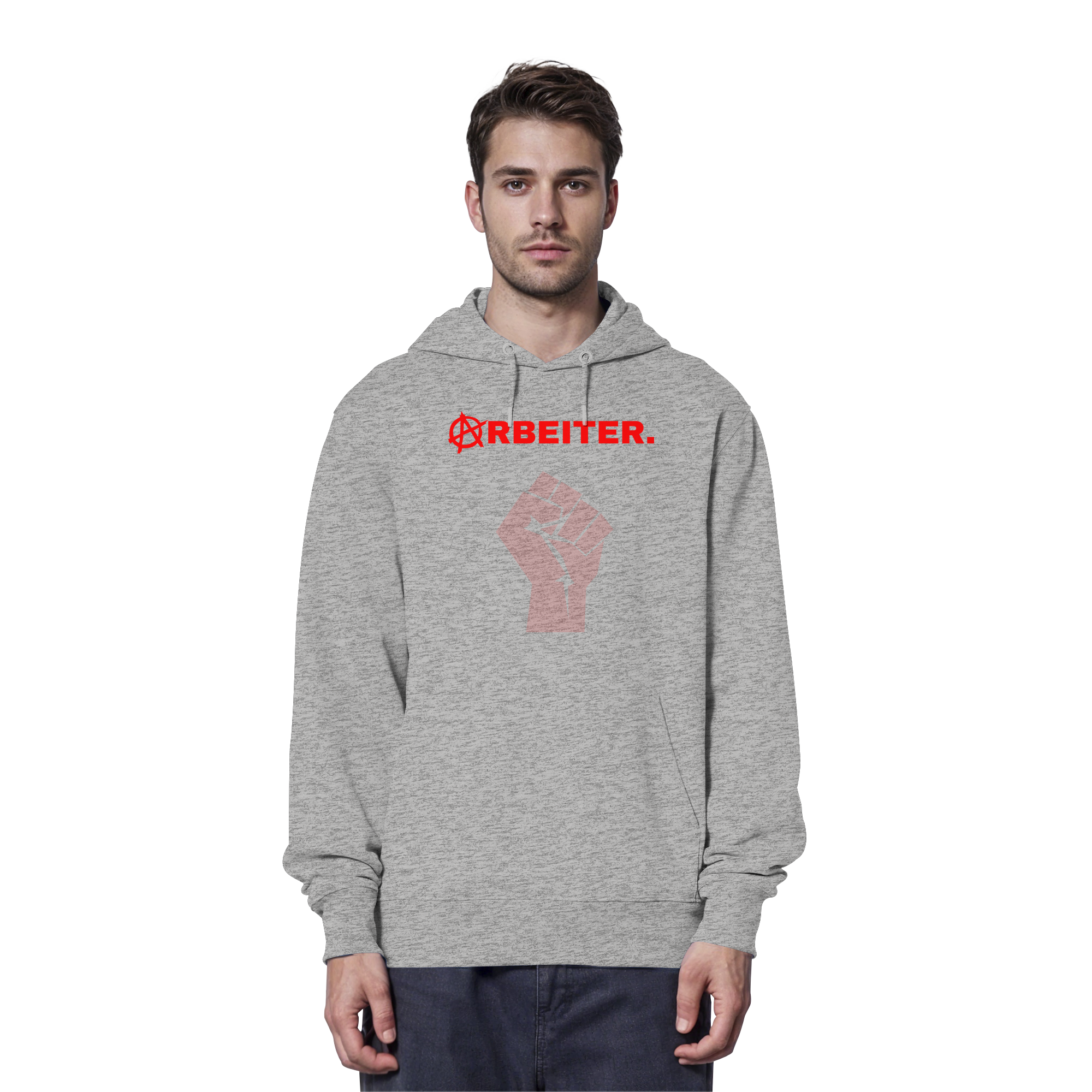 ARBEITER. "Solidarisch und Frei Edition" - Organic Hoodie