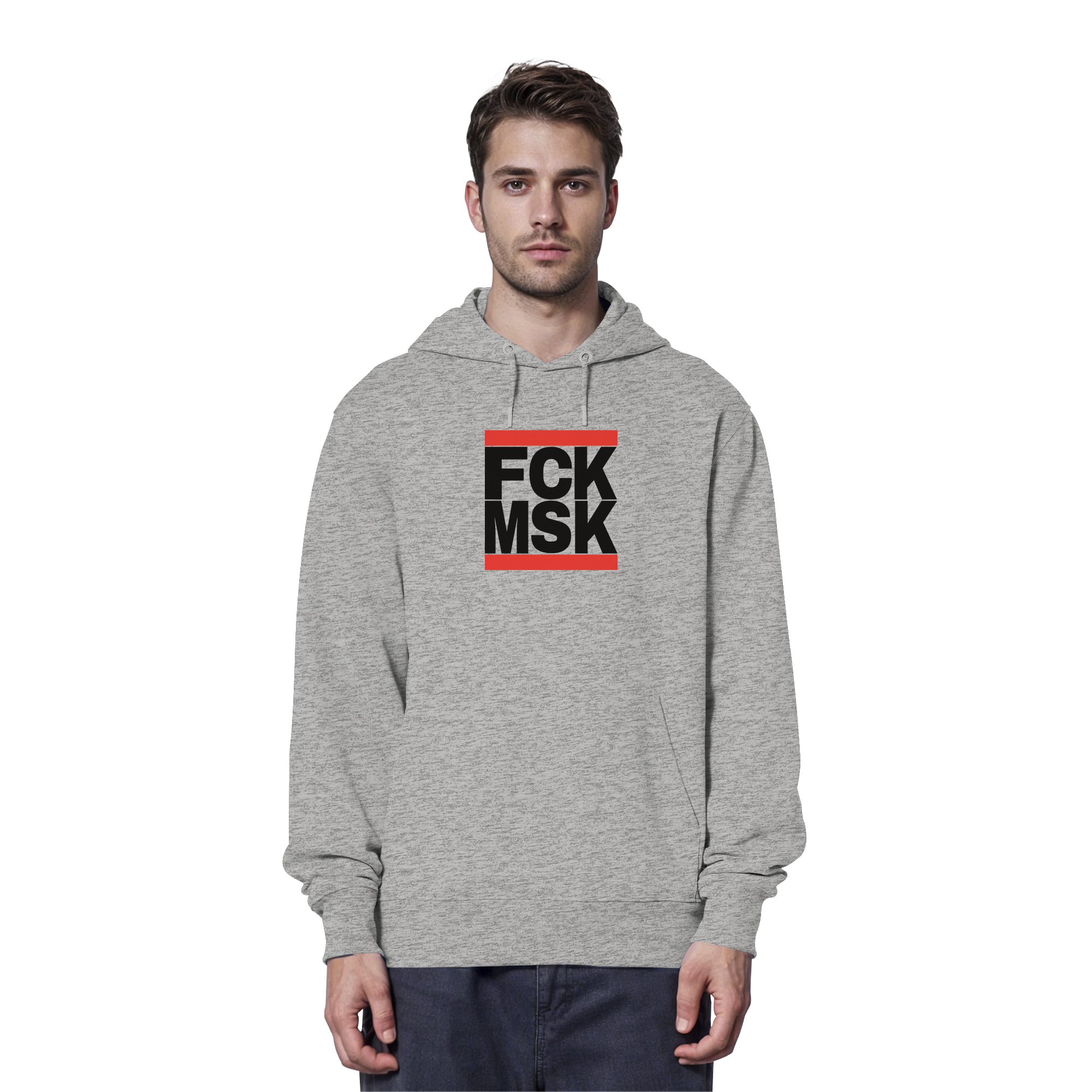FCK MSK (schwarze Schrift) - Organic Hoodie