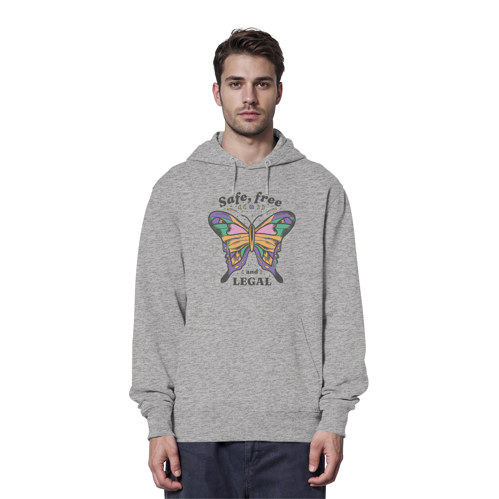Safe Free Legal "Schmetterling Edition" - Organic Hoodie
