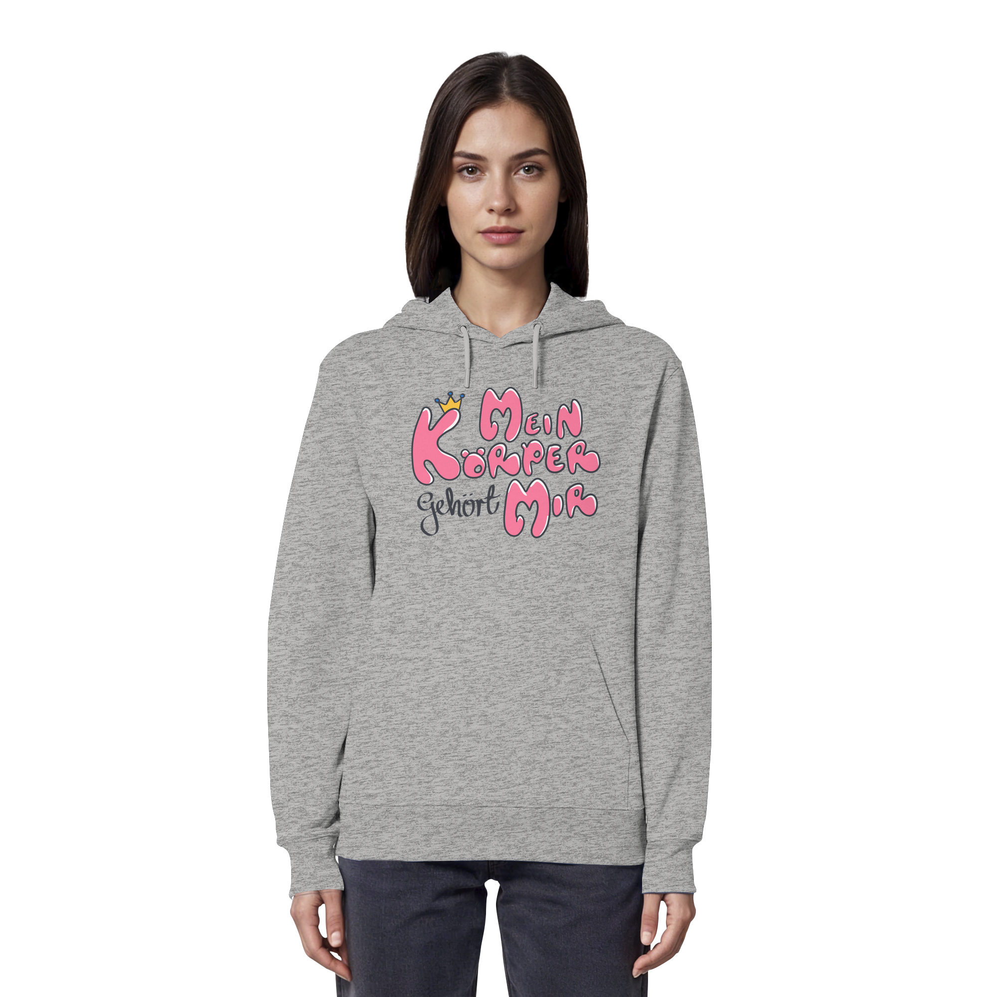 Mein Körper gehört mir "Pinke Edition" - Organic Hoodie