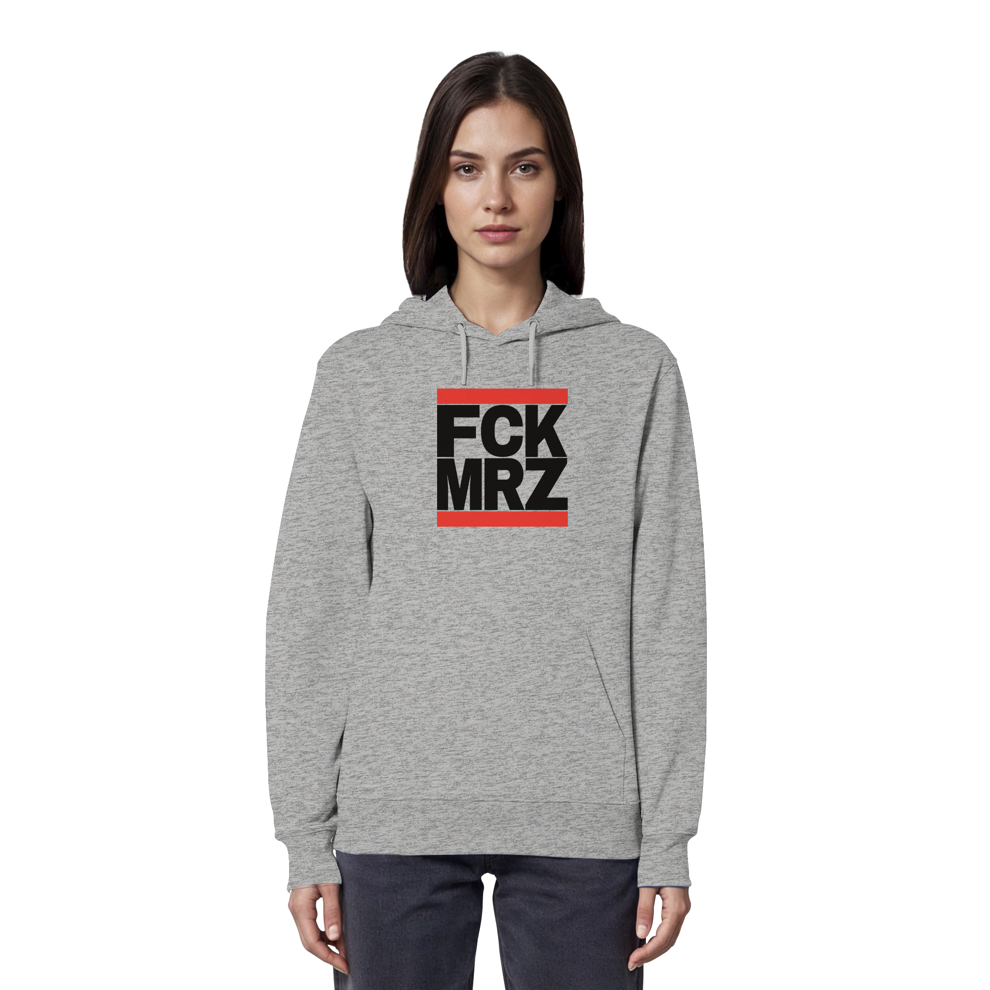 FCK MRZ (schwarze Schrift) - Organic Hoodie