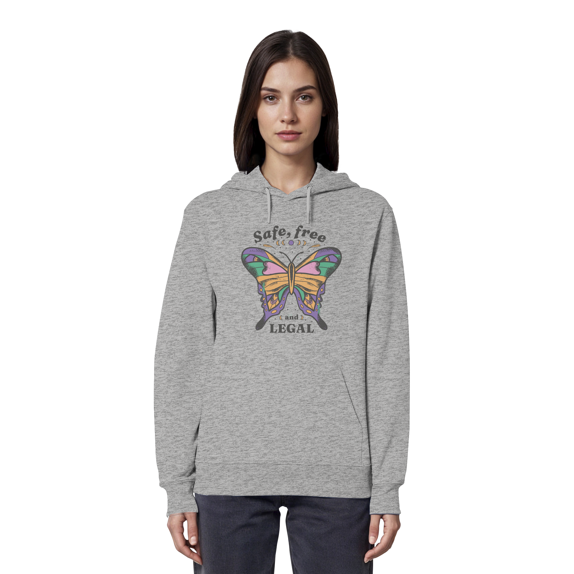 Safe Free Legal "Schmetterling Edition" - Organic Hoodie