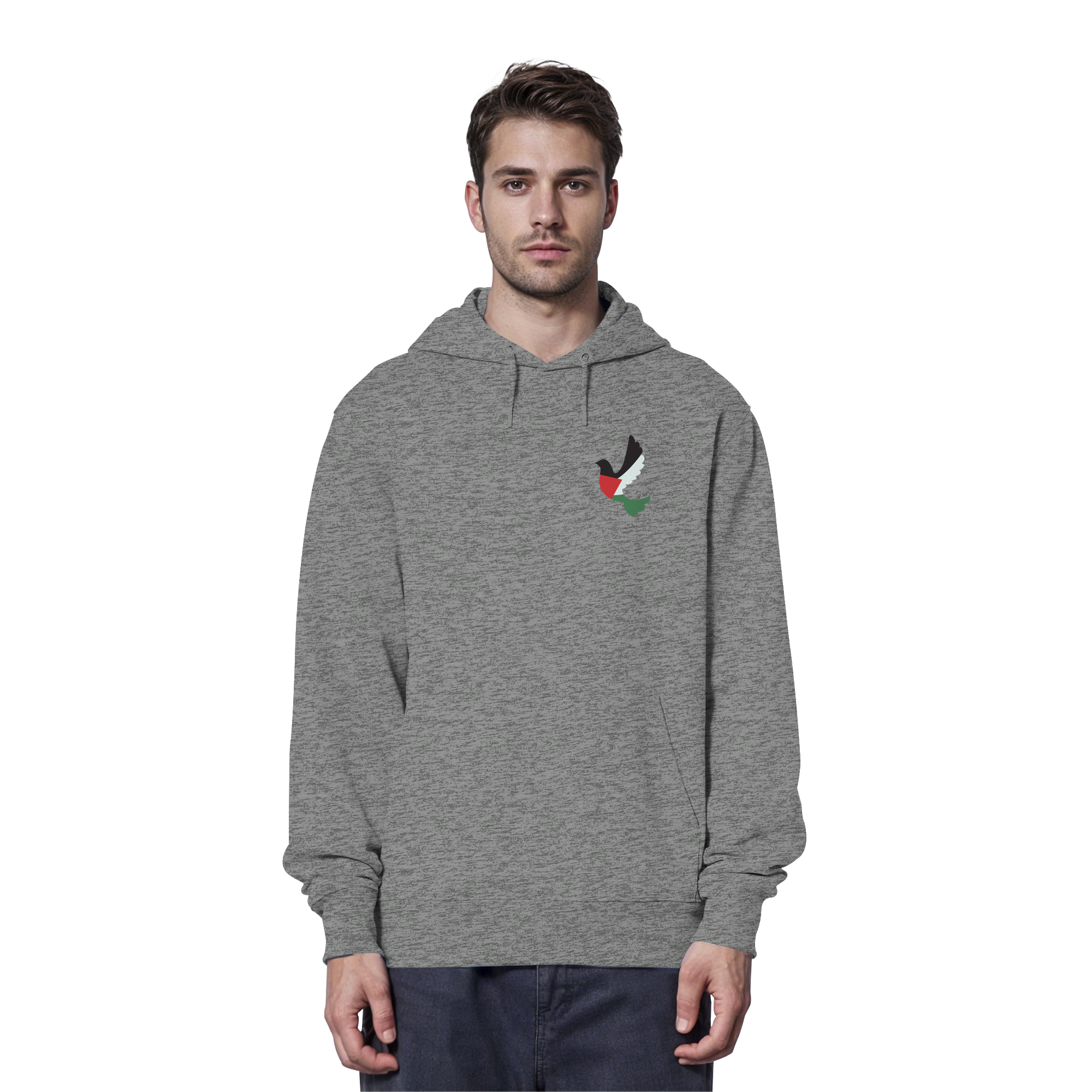Free Palestine "Unbroken Wings Edition" - Organic Hoodie