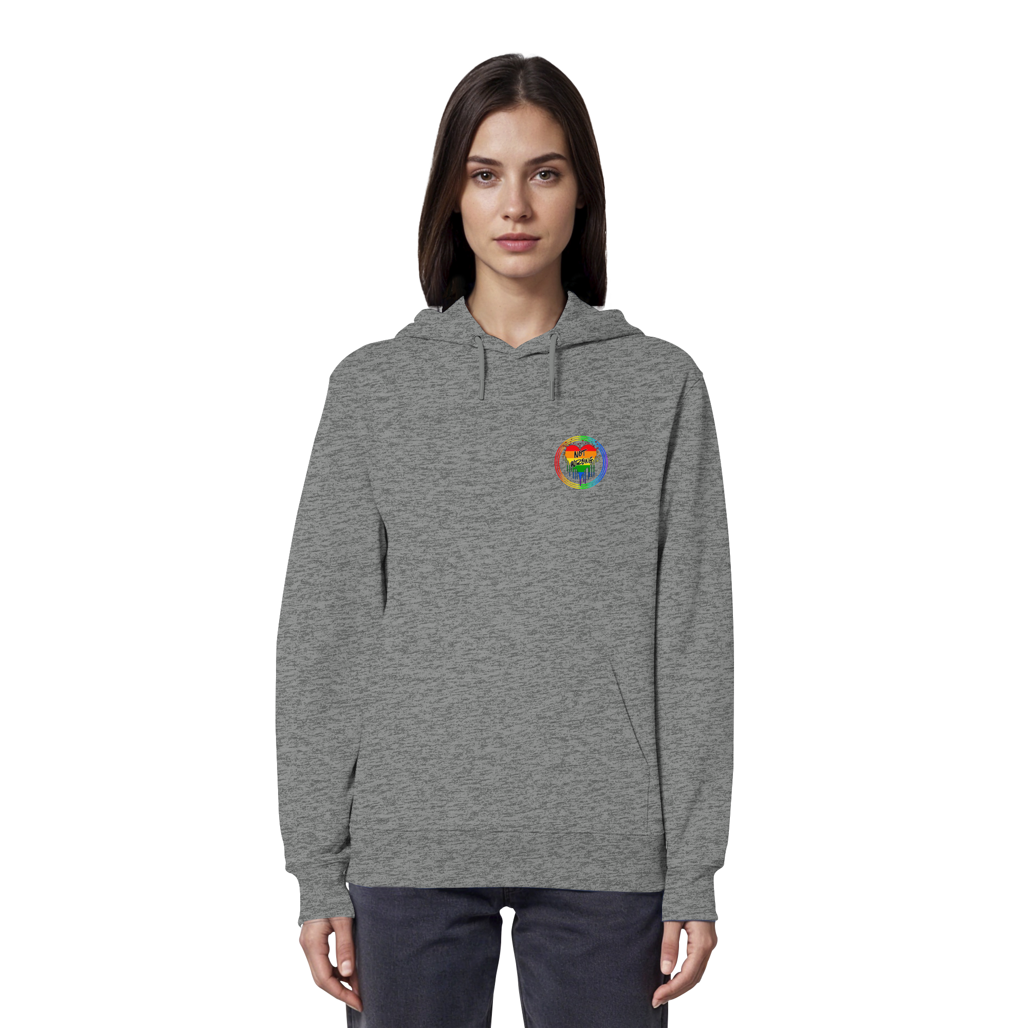 Queer Not Wrong "Regenbogenkreis Edition" - Organic Hoodie