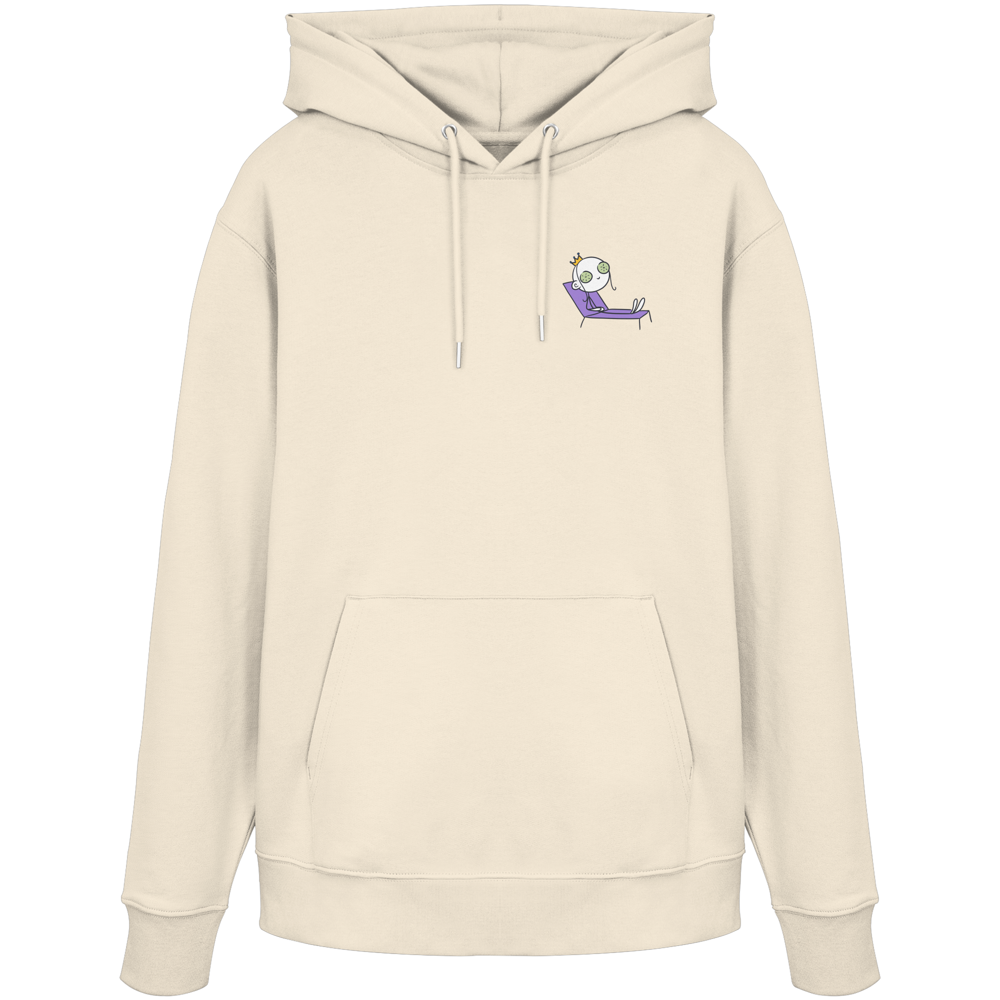 Seelenmännchen "Chill Out Edition" Brustprint - Organic Hoodie