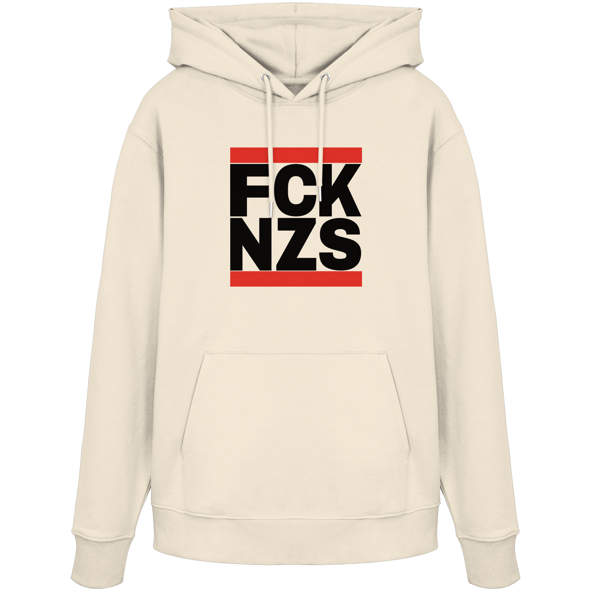 FCK NZS (schwarze Schrift) - Organic Hoodie