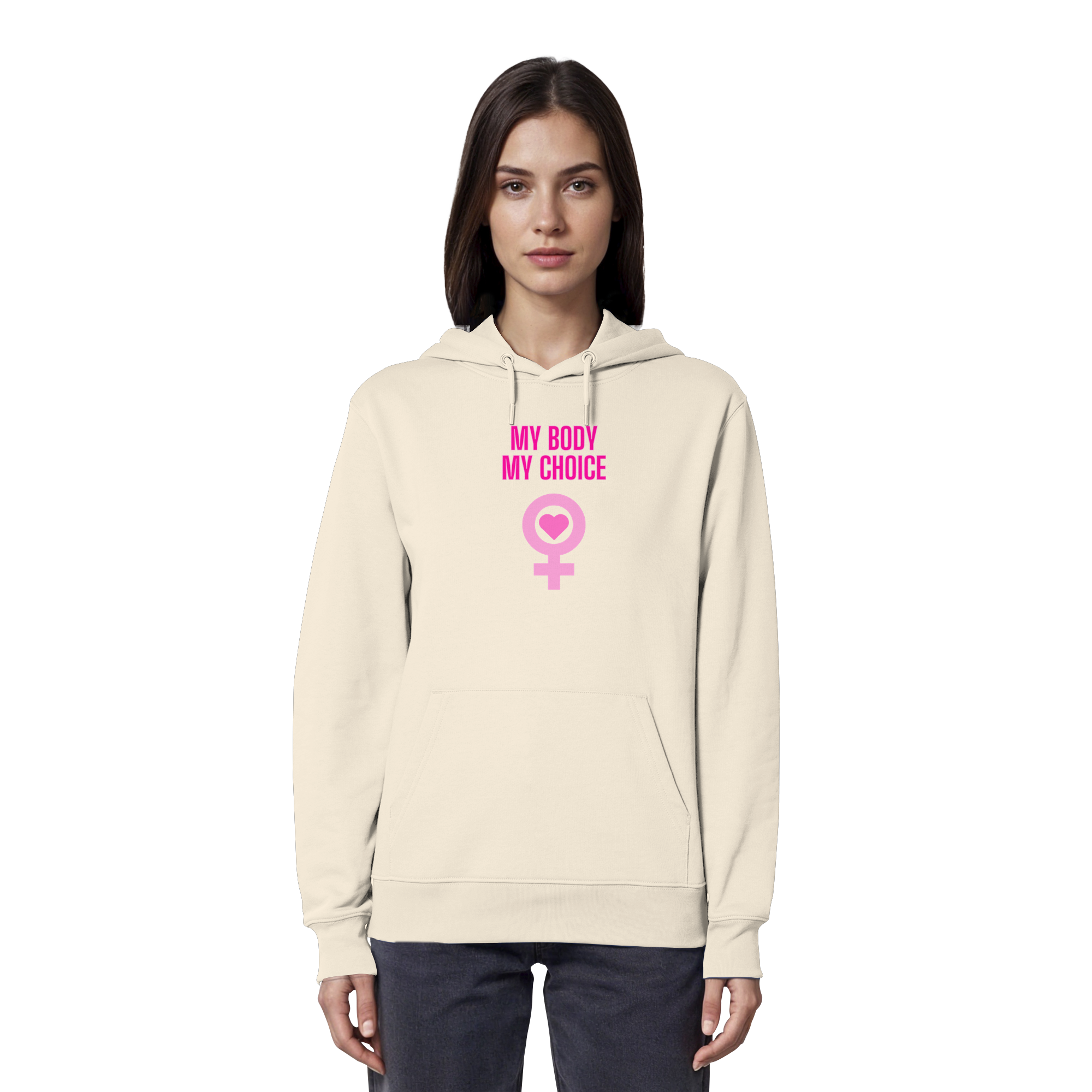 My Body My Choice "Pink Power Edition" - Organic Hoodie