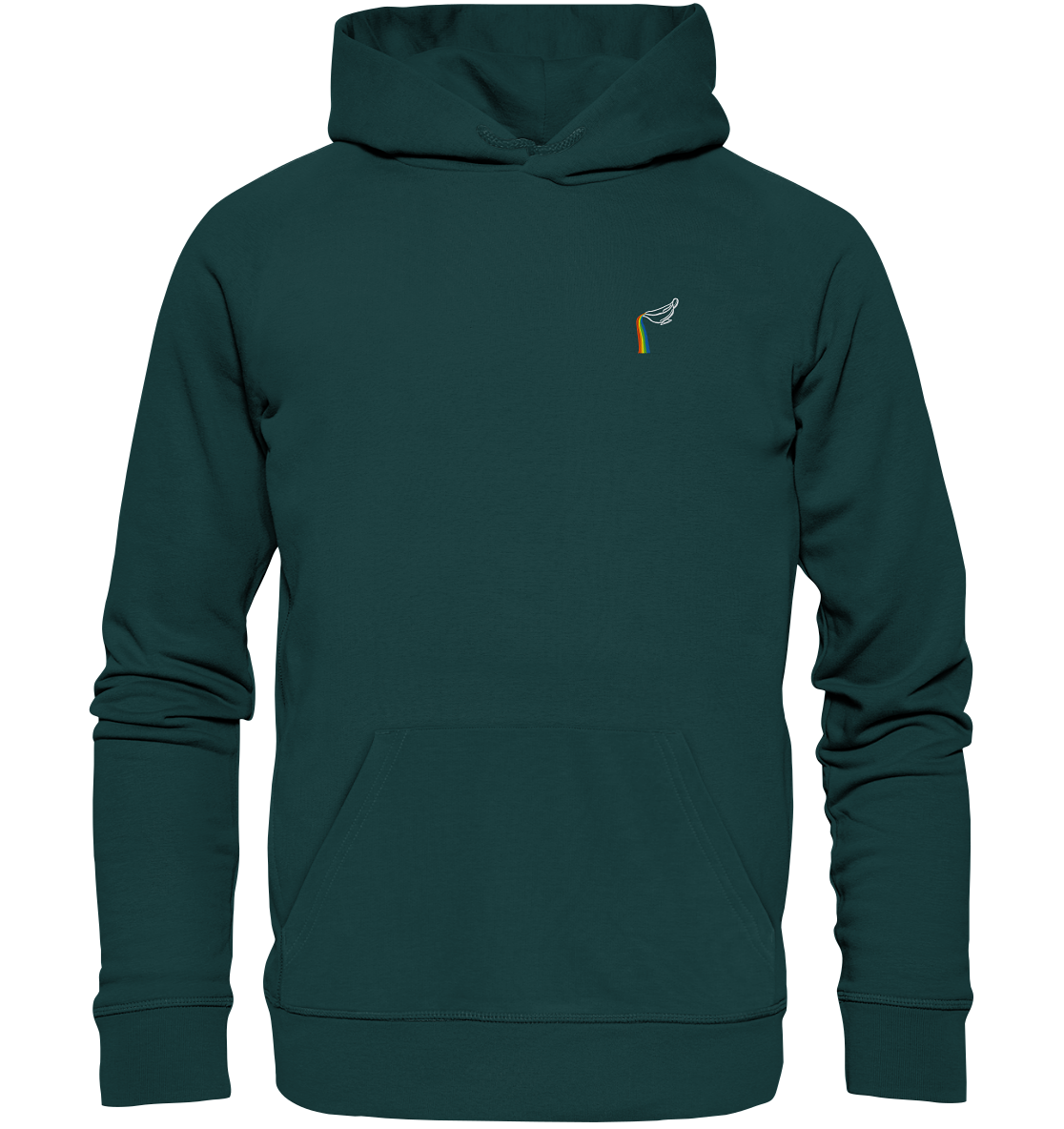 Regenbogen Soße: Sauciere - Organic Hoodie (Stick)