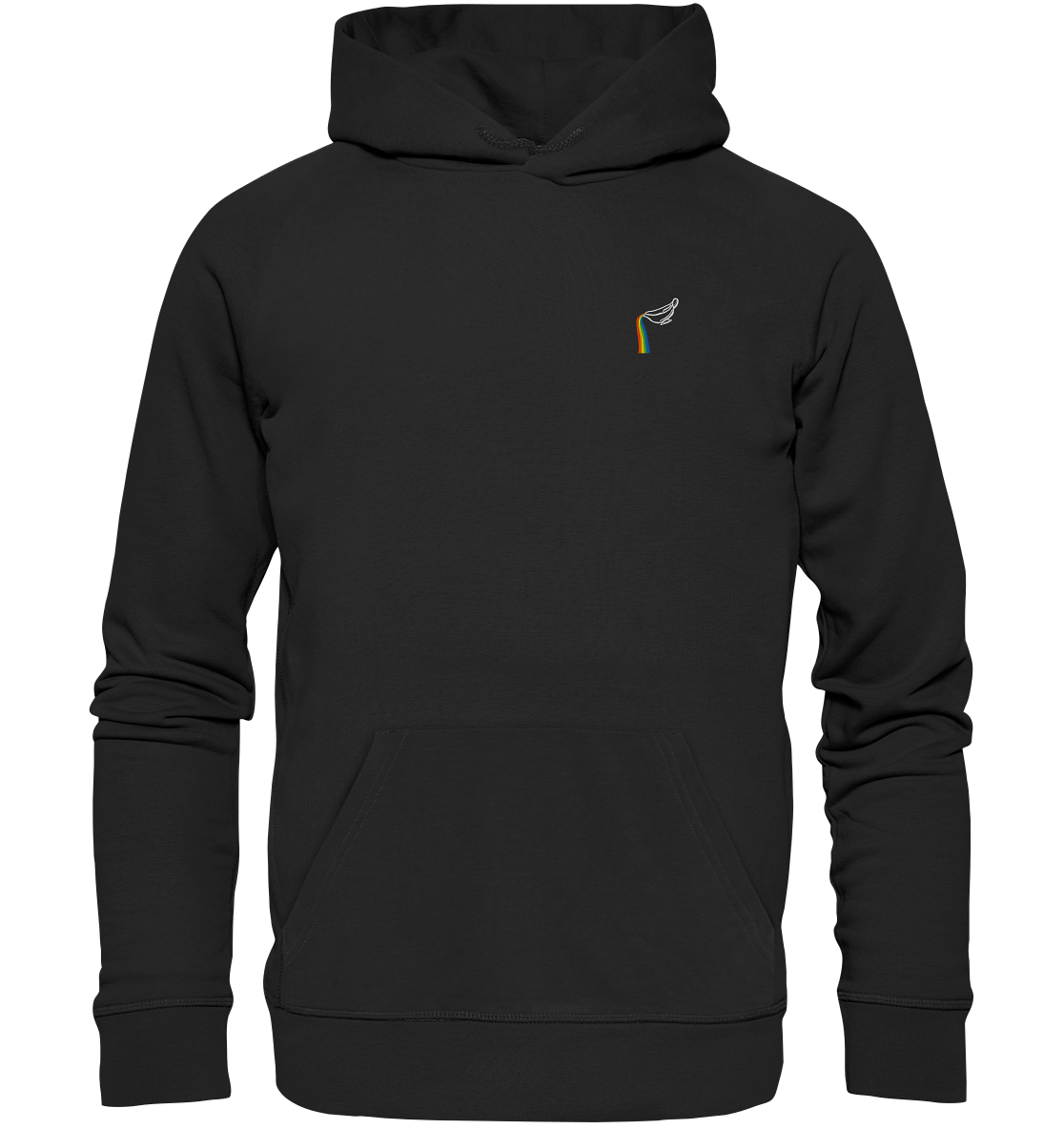 Regenbogen Soße: Sauciere - Organic Hoodie (Stick)