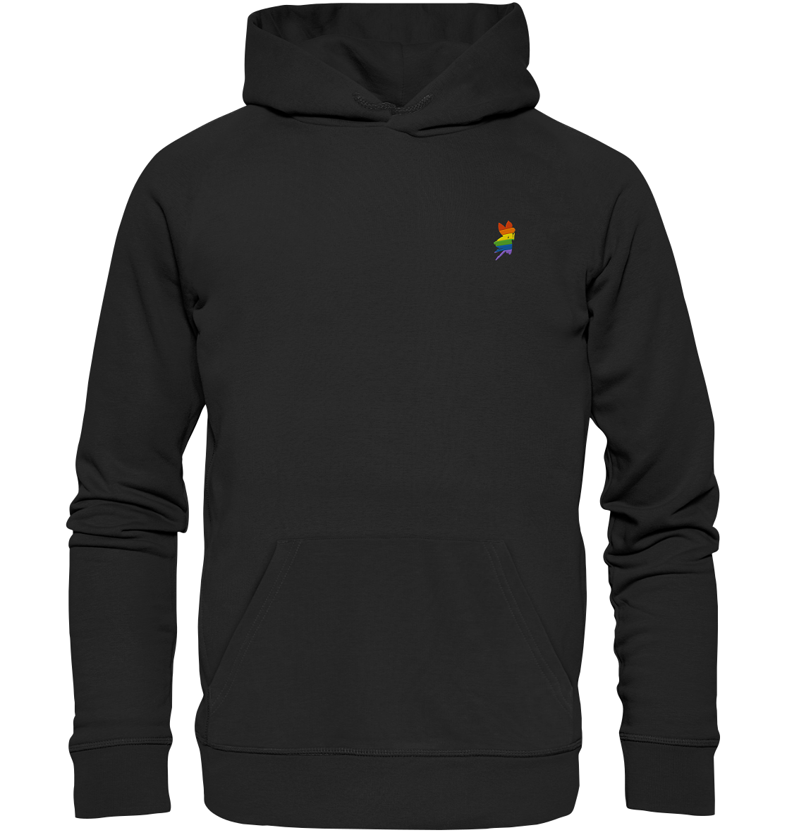Regenbogen Fee - Organic Hoodie (Stick)