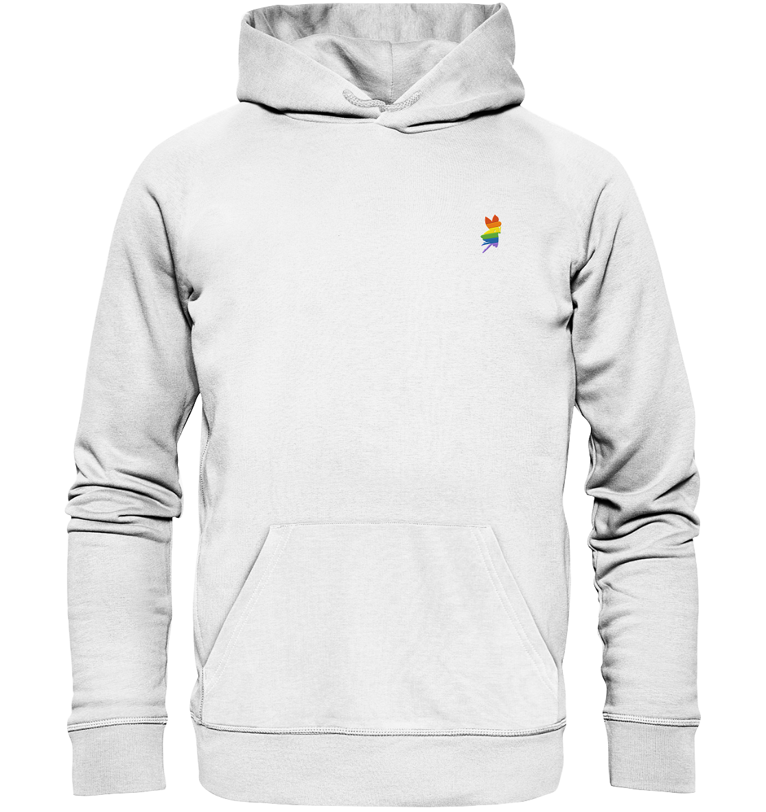 Regenbogen Fee - Organic Hoodie (Stick)