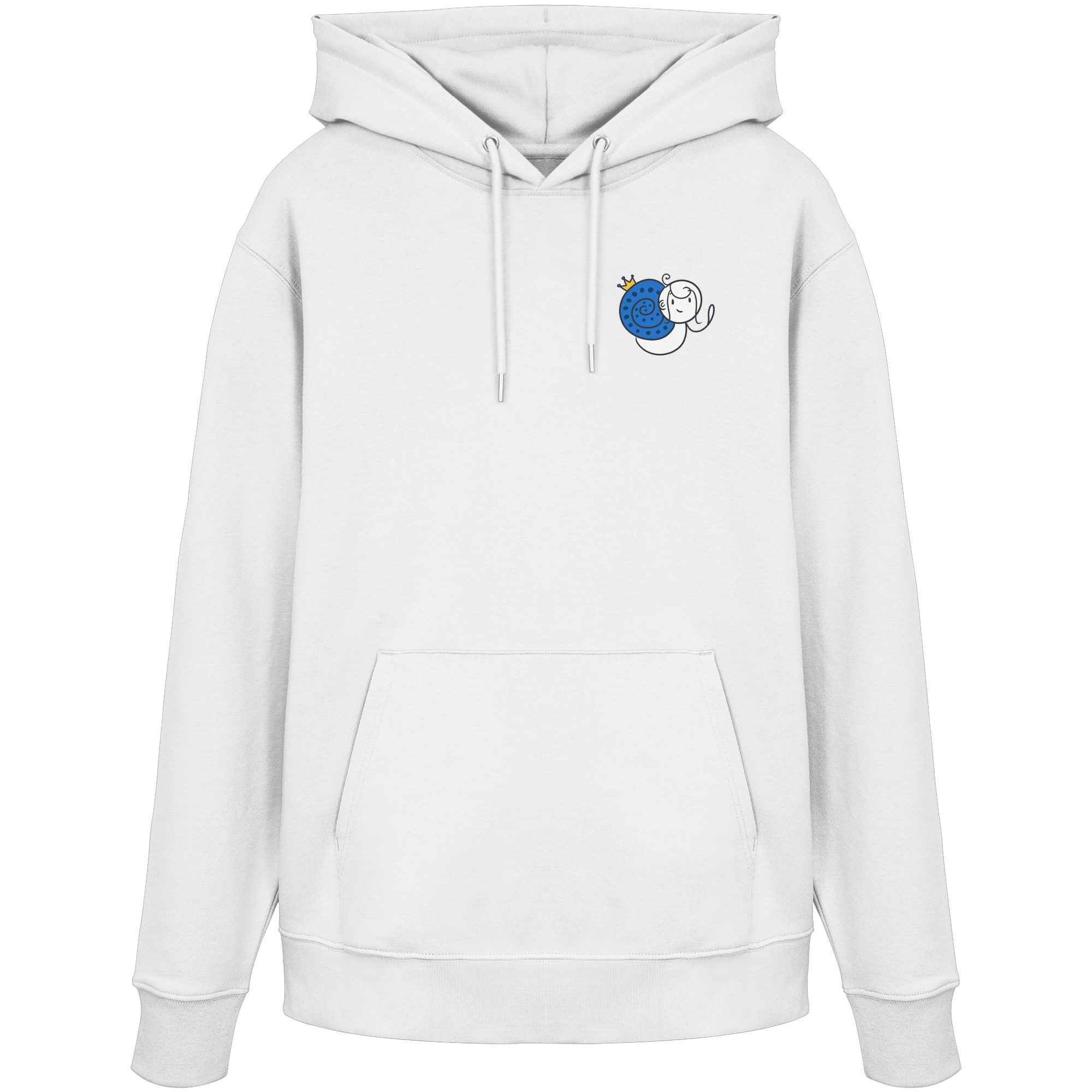 Meine Heilung braucht Zeit "Schwarze Edition" Backprint - Organic Hoodie