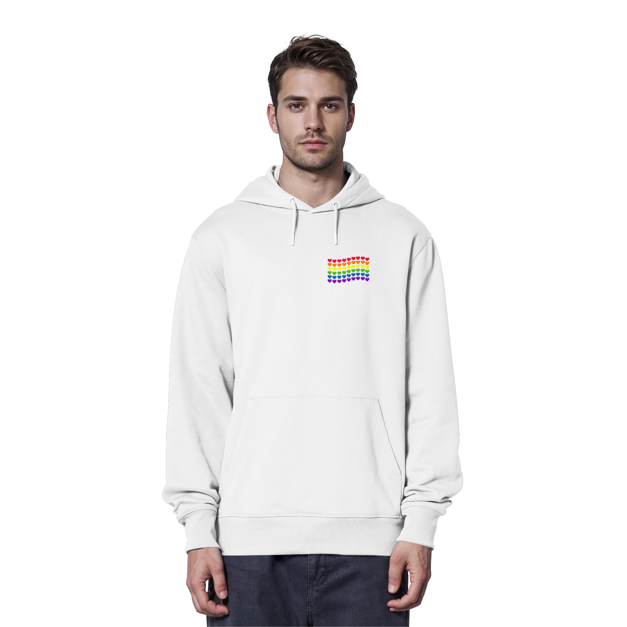 Herzenflagge - Organic Hoodie