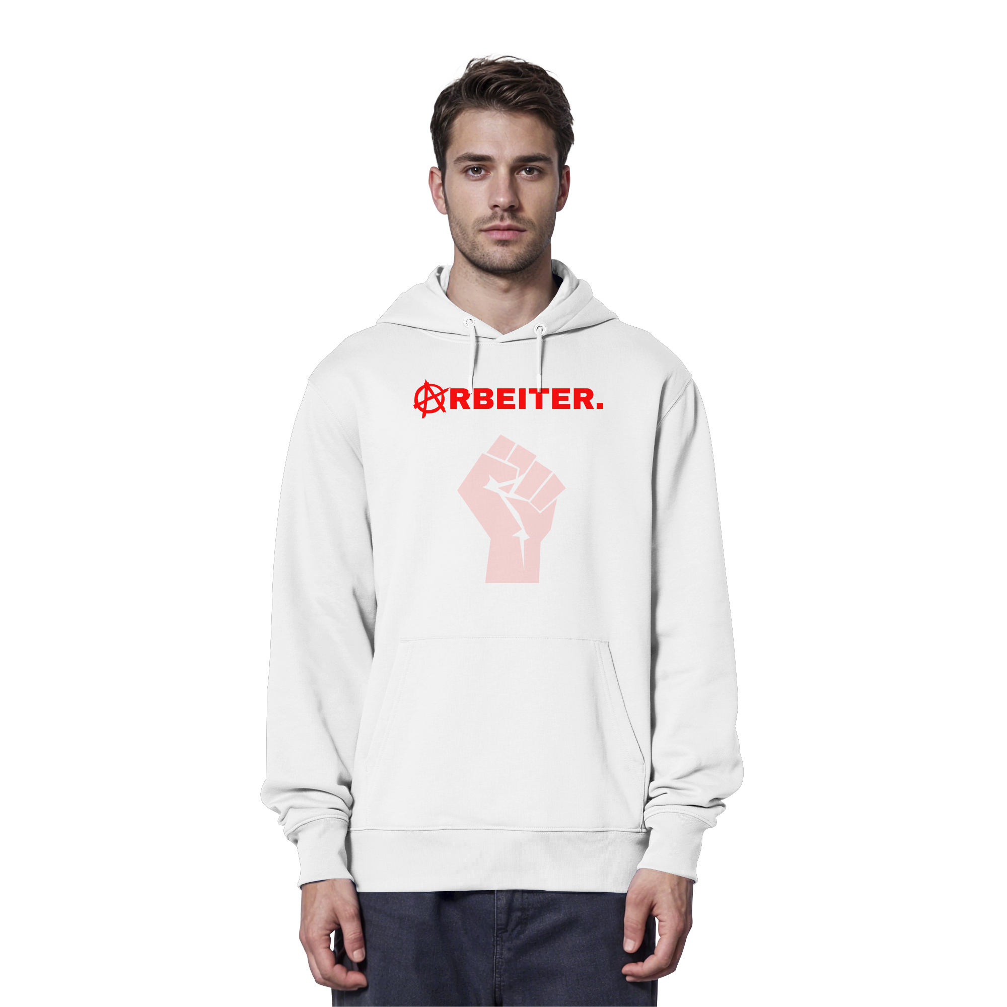 ARBEITER. "Solidarisch und Frei Edition" - Organic Hoodie