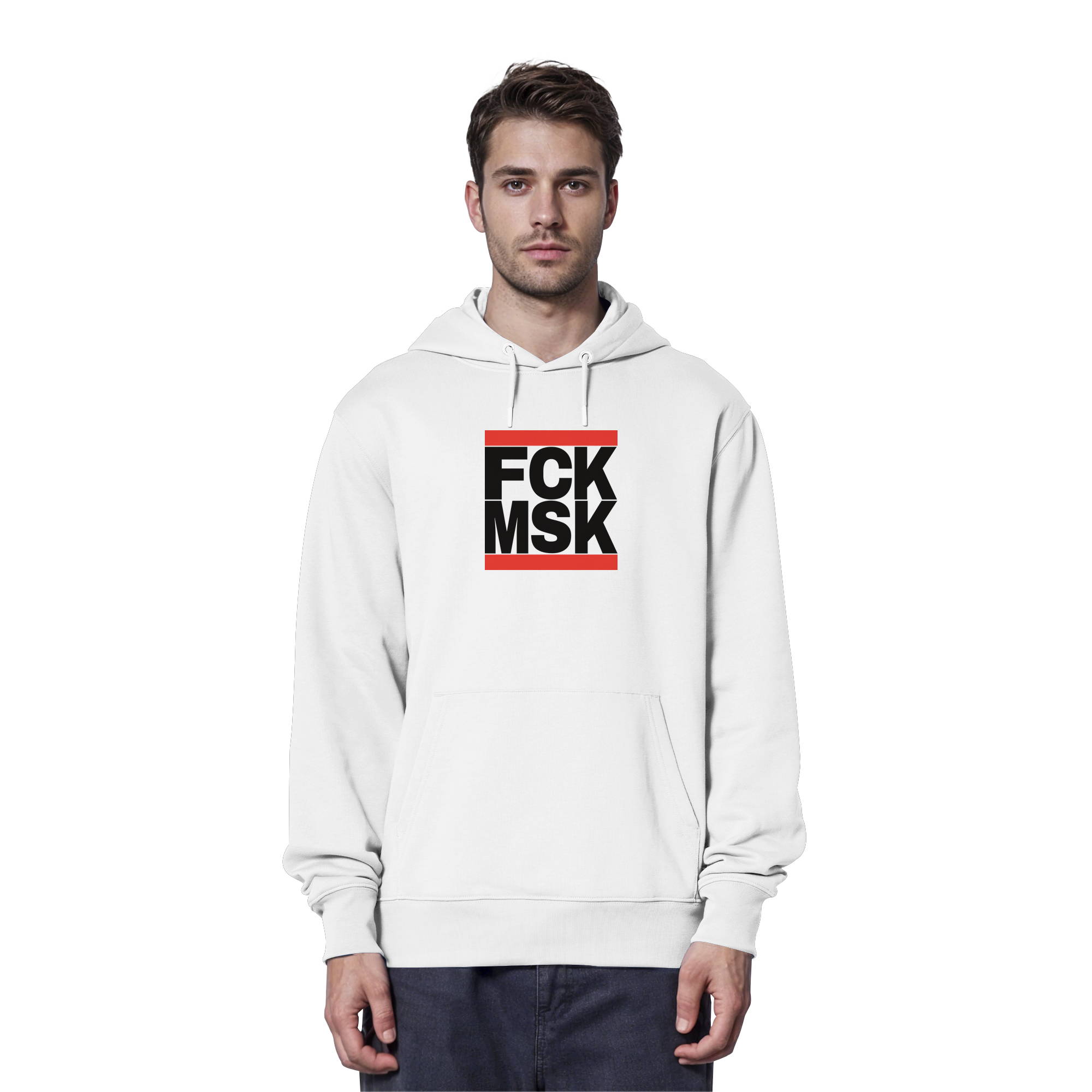 FCK MSK (schwarze Schrift) - Organic Hoodie