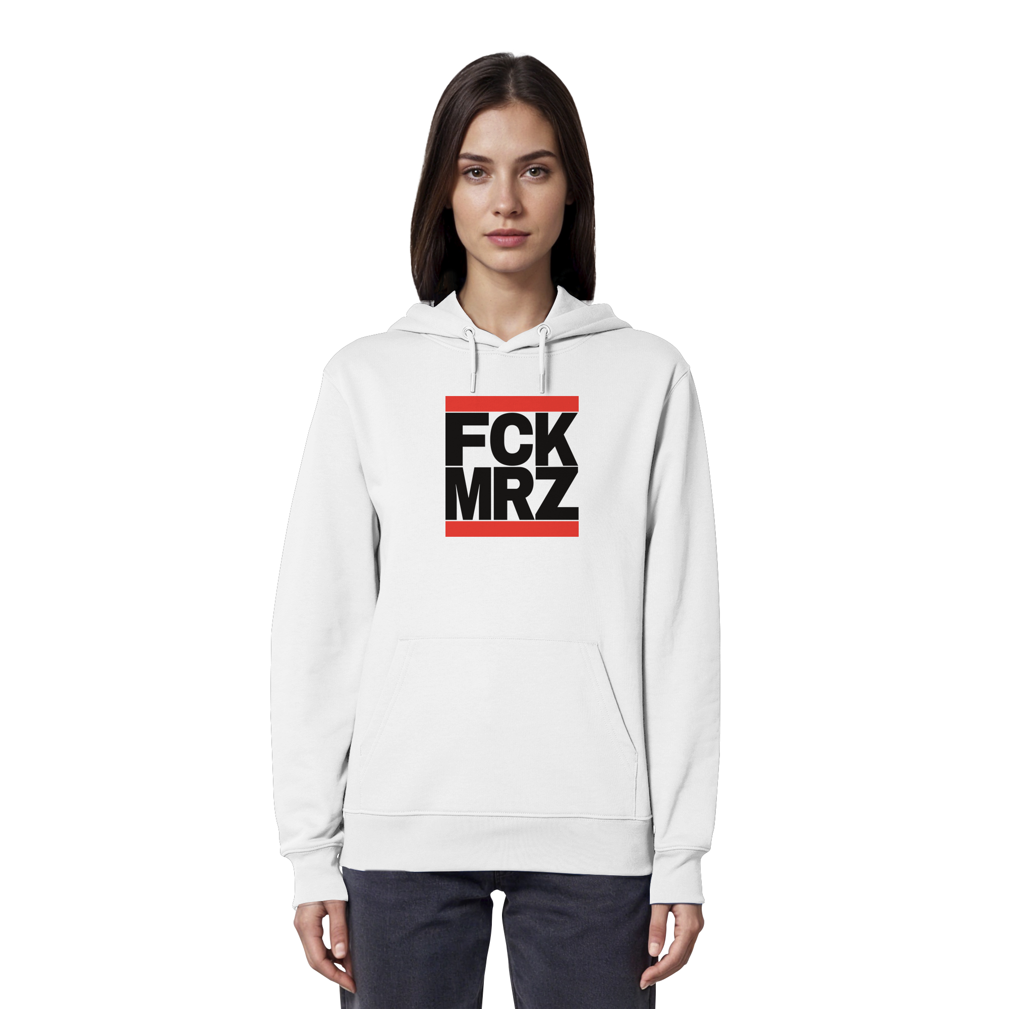 FCK MRZ (schwarze Schrift) - Organic Hoodie