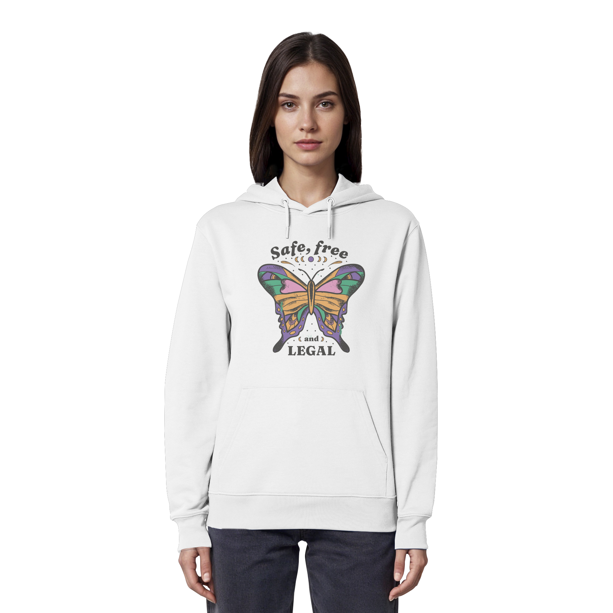 Safe Free Legal "Schmetterling Edition" - Organic Hoodie