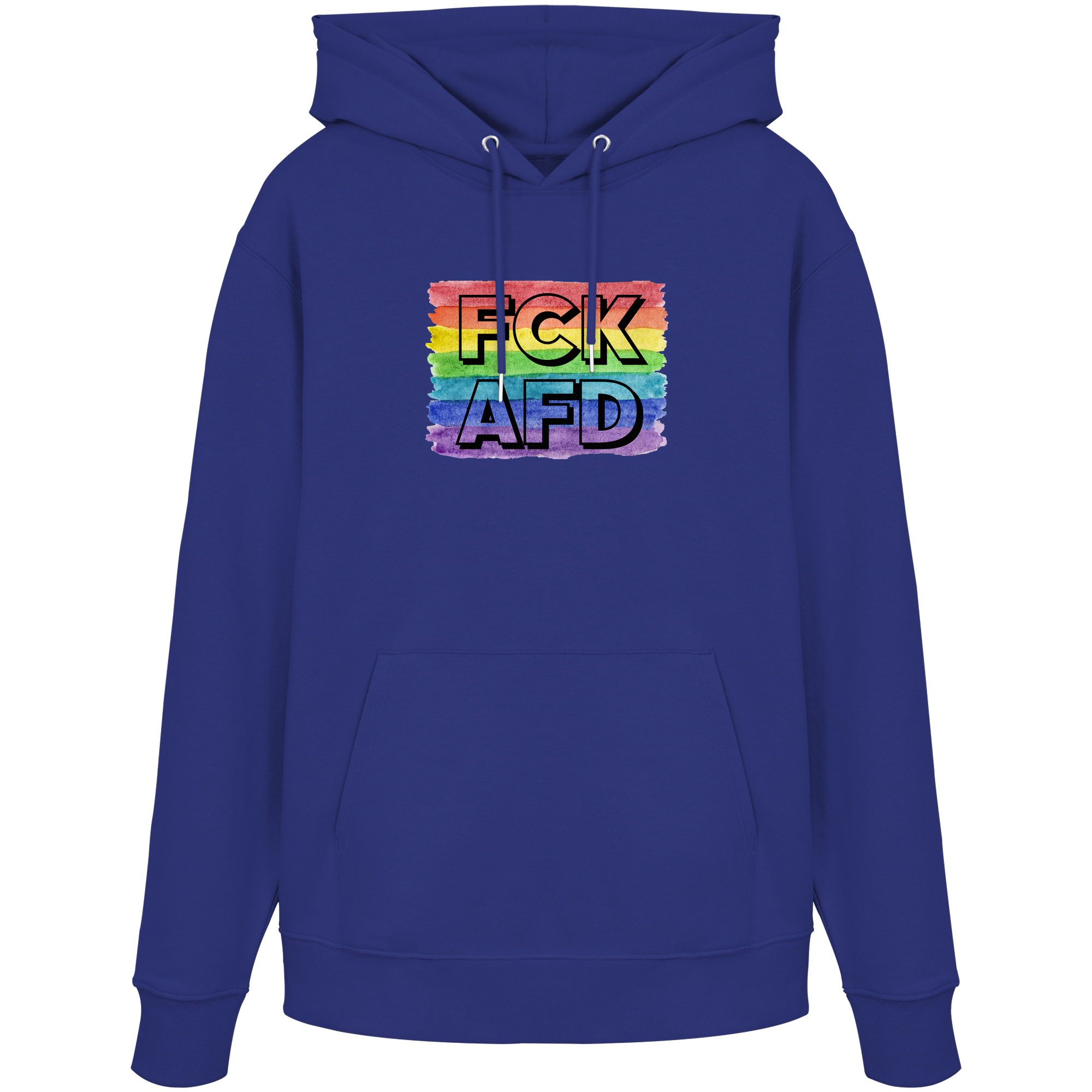 FCK AFD "Rainbow Resistance Edition" - Organic Hoodie