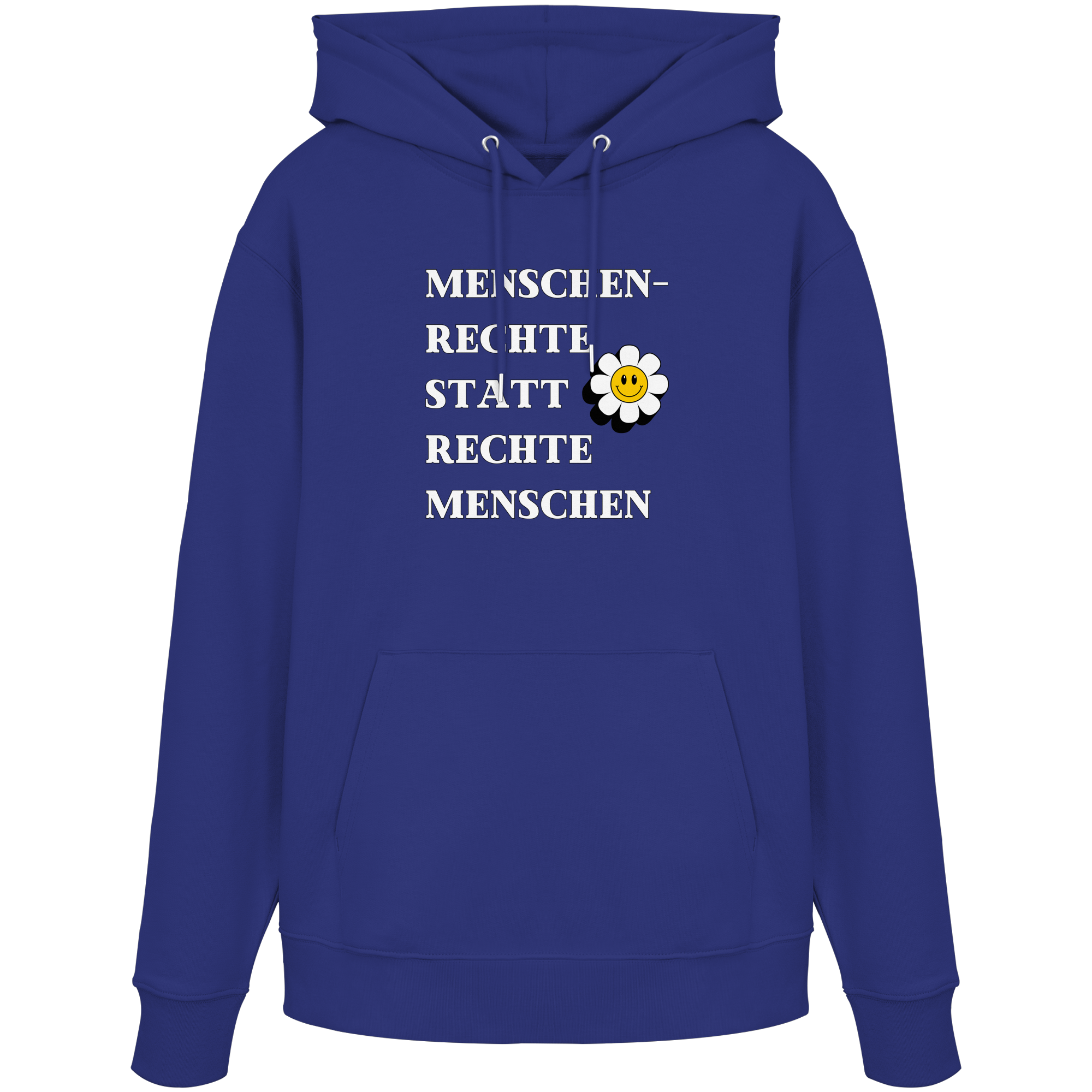 Menschenrechte statt rechte Menschen - Organic Hoodie