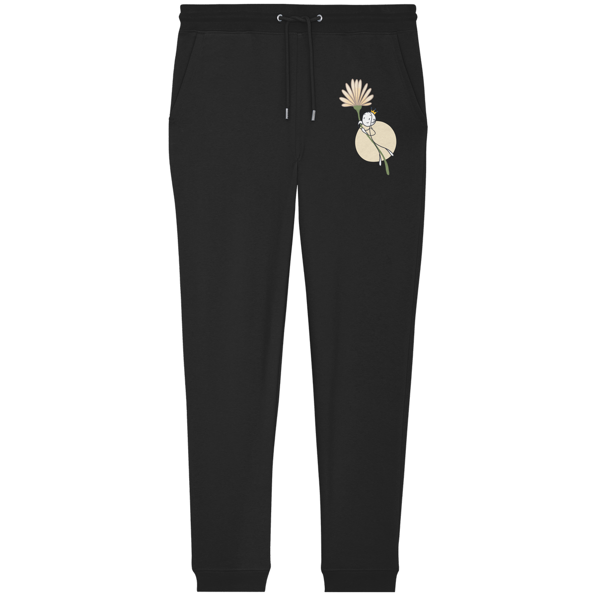 Seelenmännchen "Blumenfliegen Edition" (dunkel) - Organic Jogger Pants