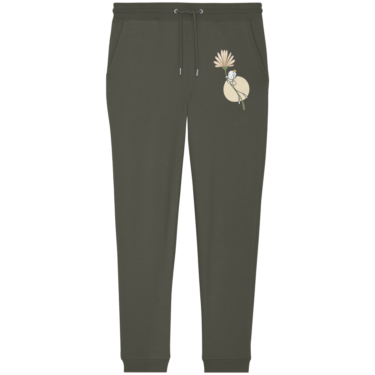 Seelenmännchen "Blumenfliegen Edition" (dunkel) - Organic Jogger Pants