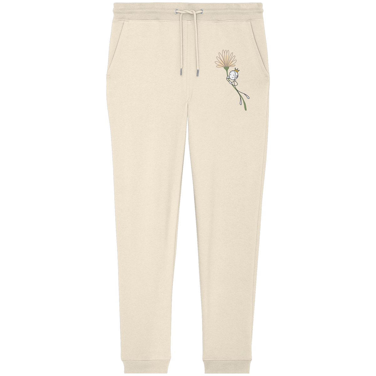 Seelenmännchen "Blumenfliegen Edition" (hell) - Organic Jogger Pants