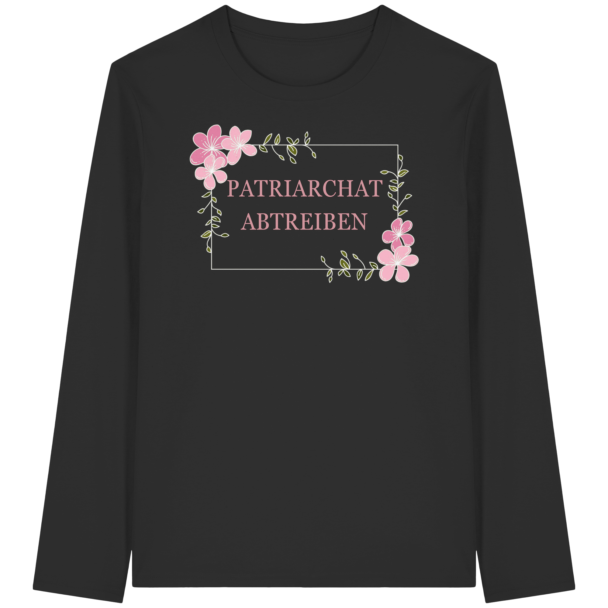 Patriarchat abtreiben - Organic Longsleeve T-Shirt