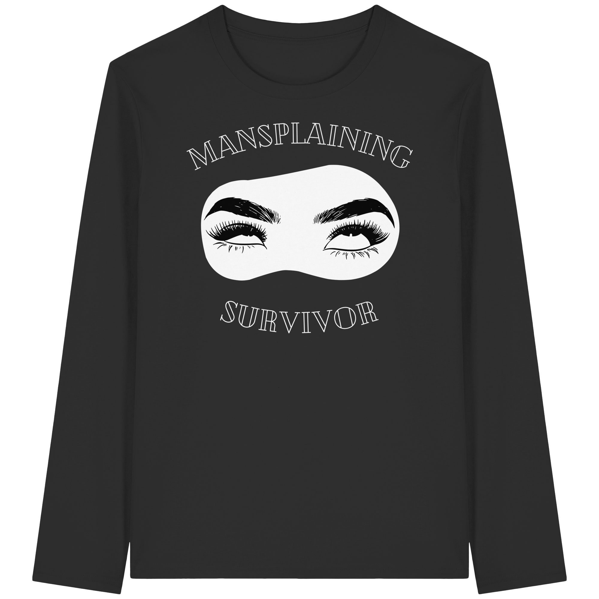 Mansplaining Survivor - Organic Longsleeve T-Shirt