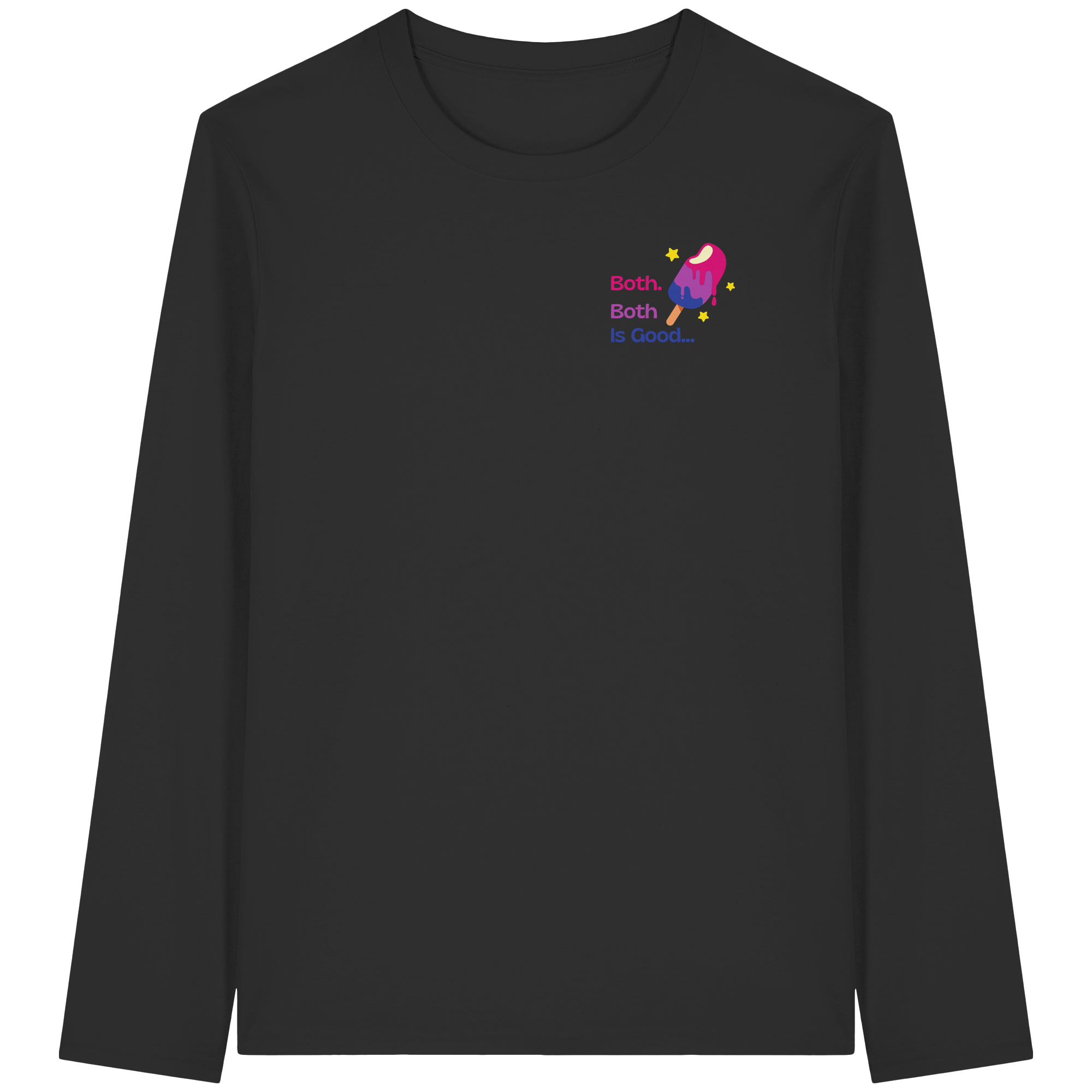 Bi Pride: Both is Good - Organic Longsleeve T-Shirt