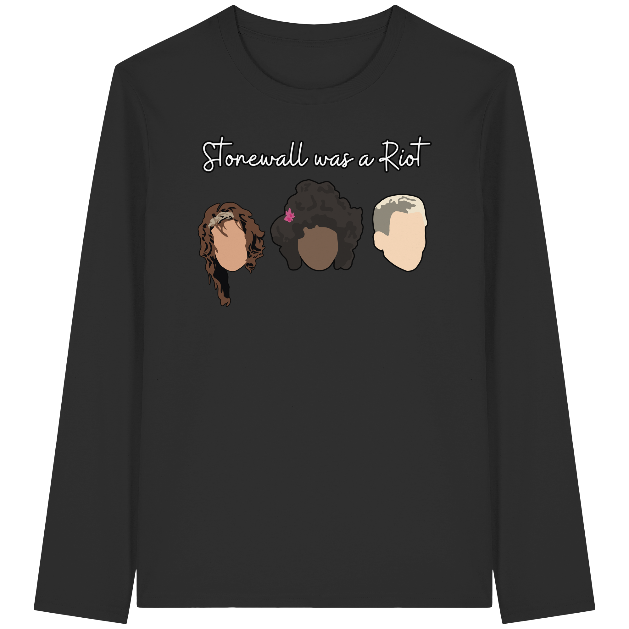 Stonewall was a Riot "Icons Edition" (dunkel) - Organic Longsleeve T-Shirt