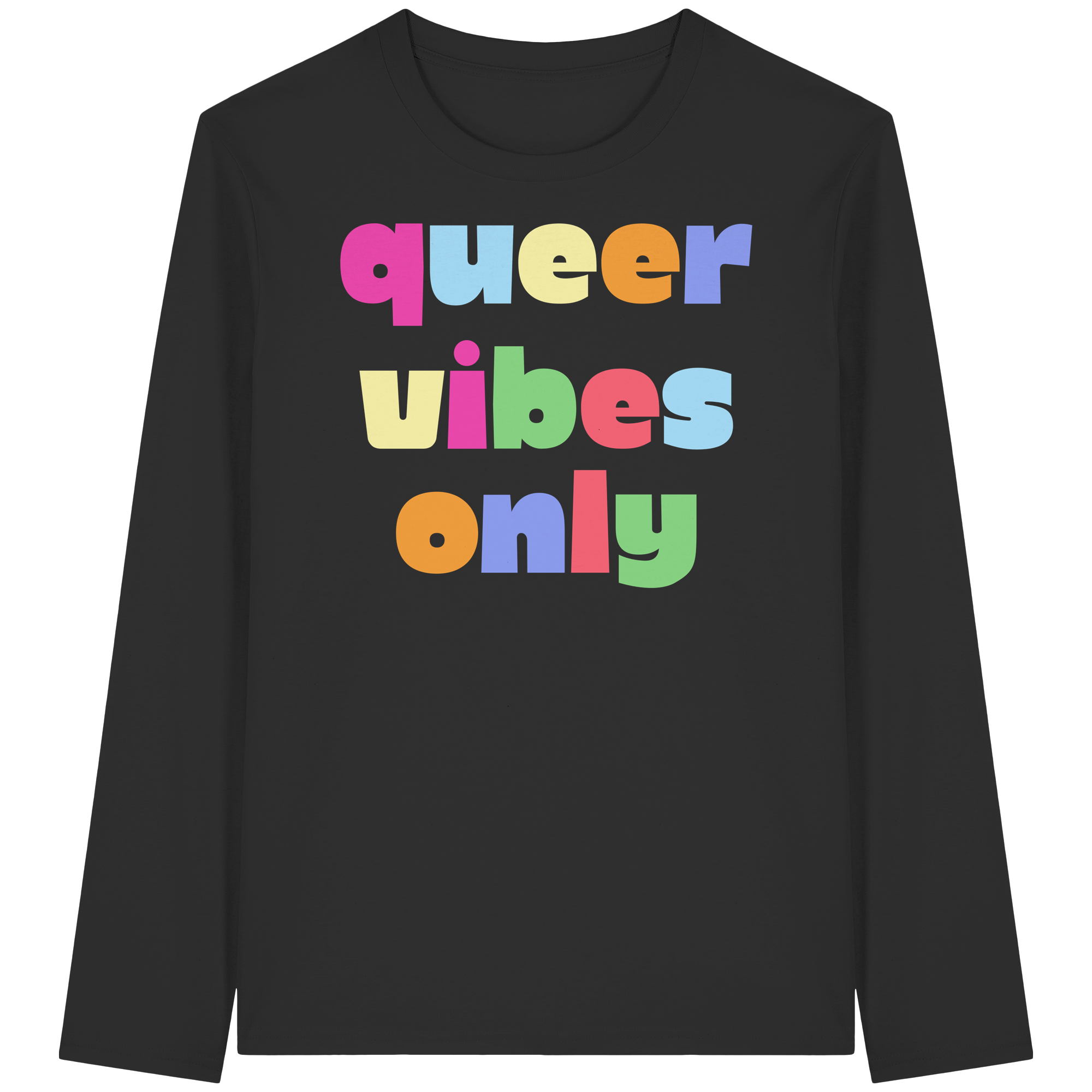 Queer Vibes Only - Organic Longsleeve T-Shirt