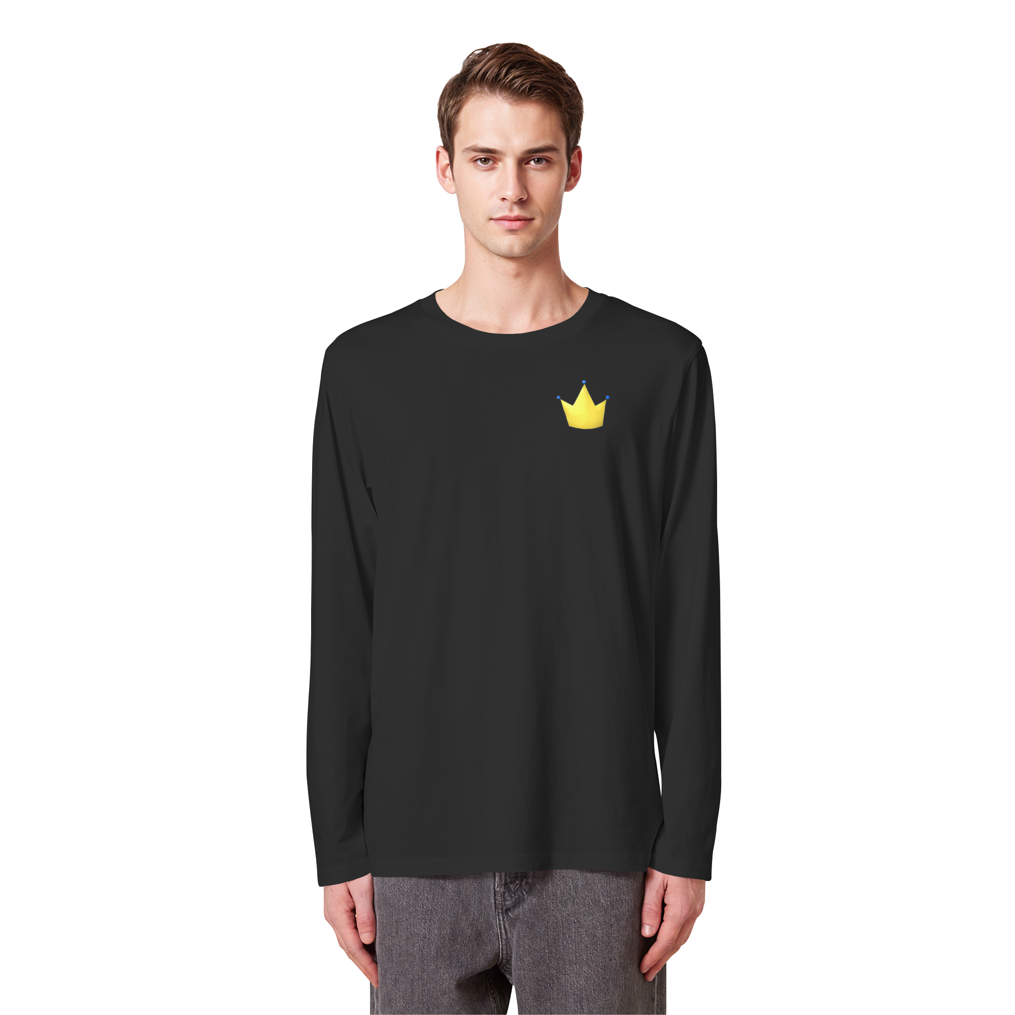 Survivor Queens Logo "Krone Edition" - Organic Longsleeve T-Shirt
